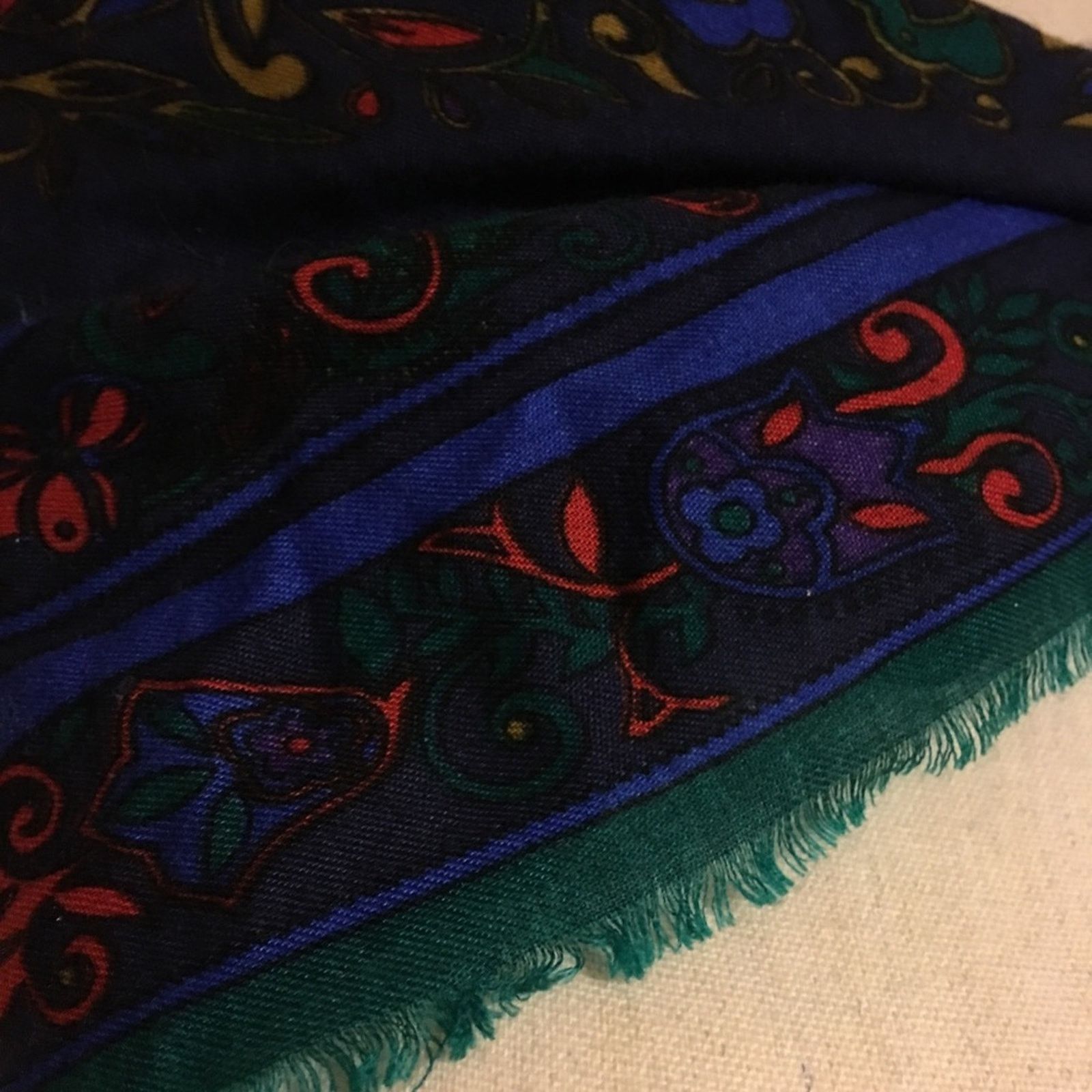 Other Deep jewel tone acrylic scarf from Japan GUC Size ONE SIZE - 3 Thumbnail