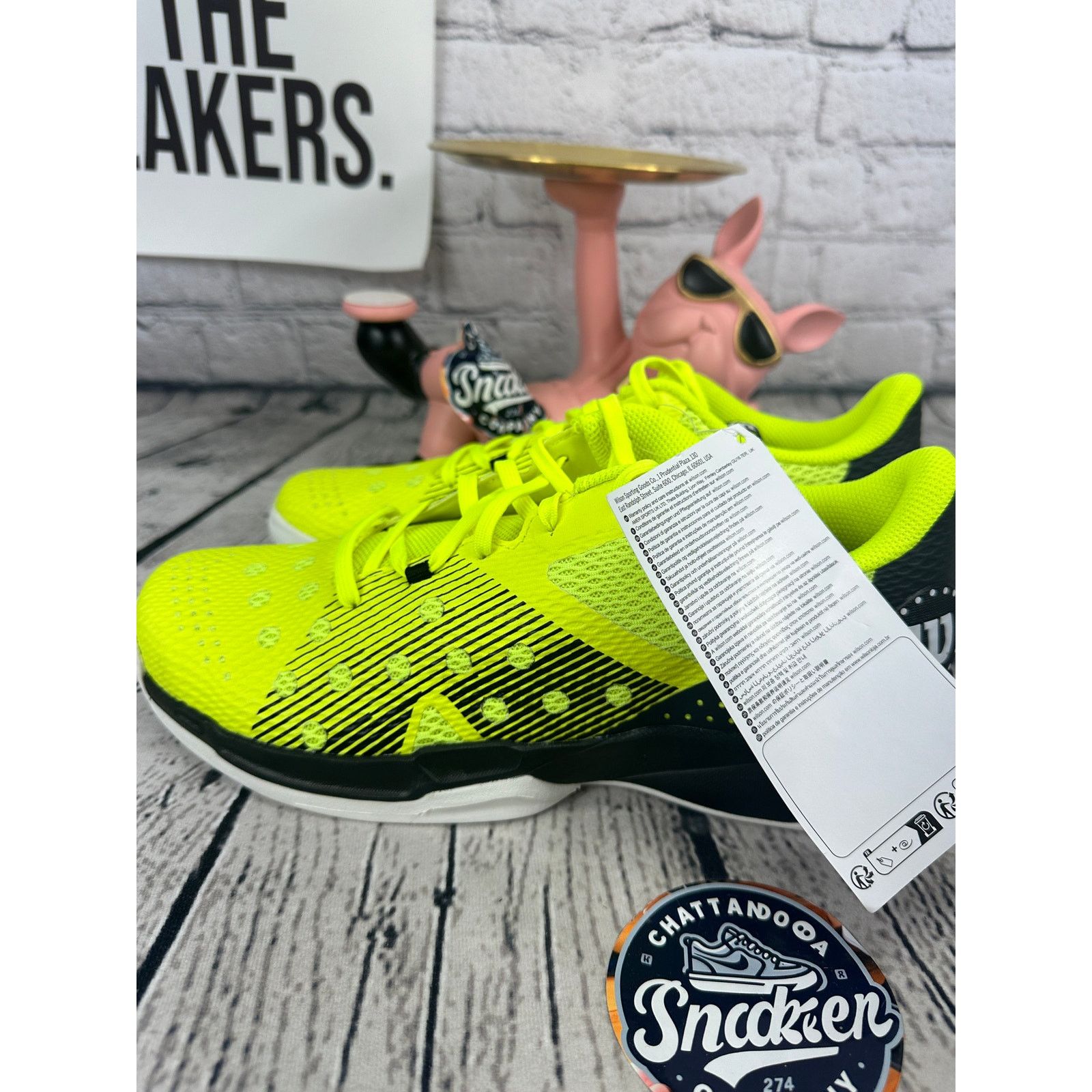 Wilson Wilson Hurakn Pro Padel Mens 8.5 Volt Tennis Pickleball Shoe Size US 9 / EU 42 - 3 Thumbnail