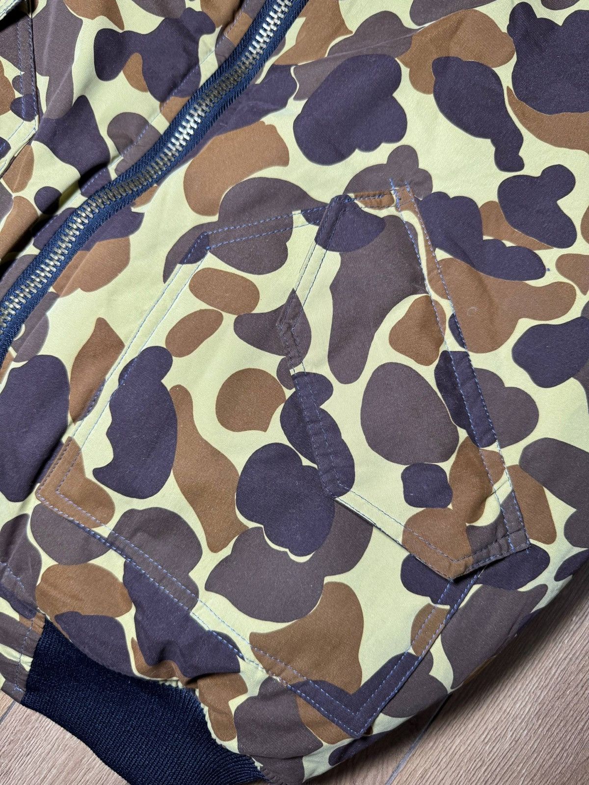 Other Men's Vintage Reversible MA-1 Vest Duck Camo & Orange Size US L / EU 52-54 / 3 - 8 Thumbnail