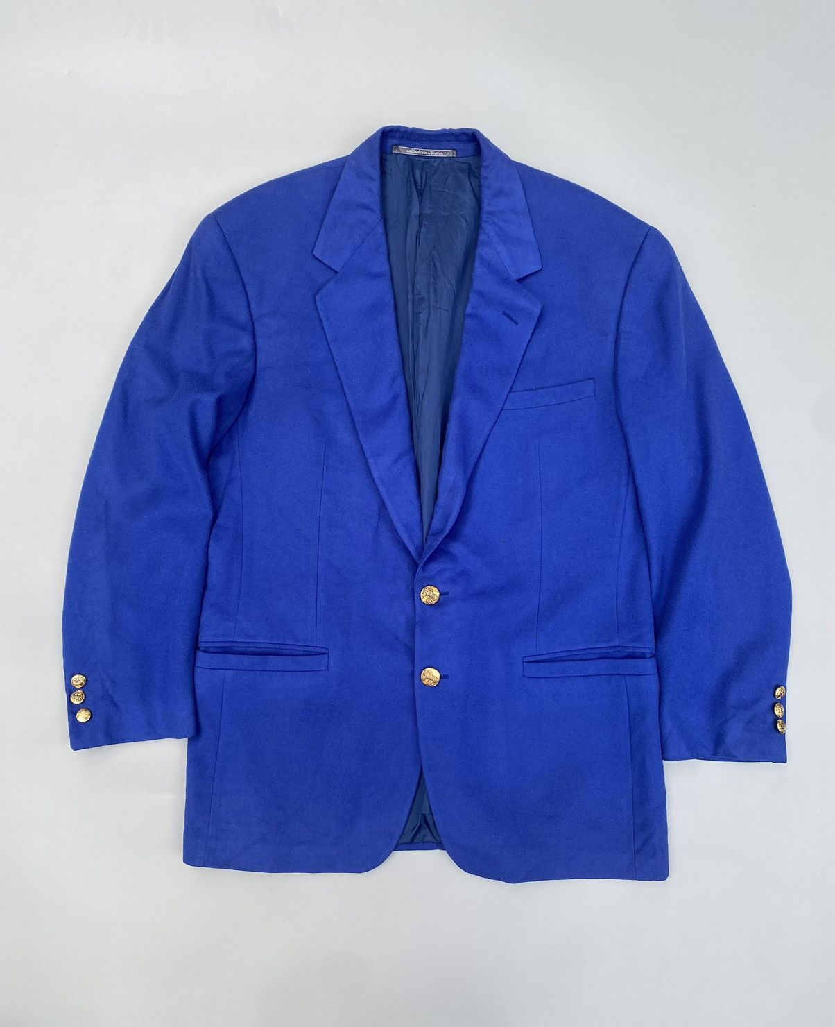 Versace × Vintage 90s Versace Istante Wool Blazer Size US L / EU 52-54 / 3 - 1 Thumbnail