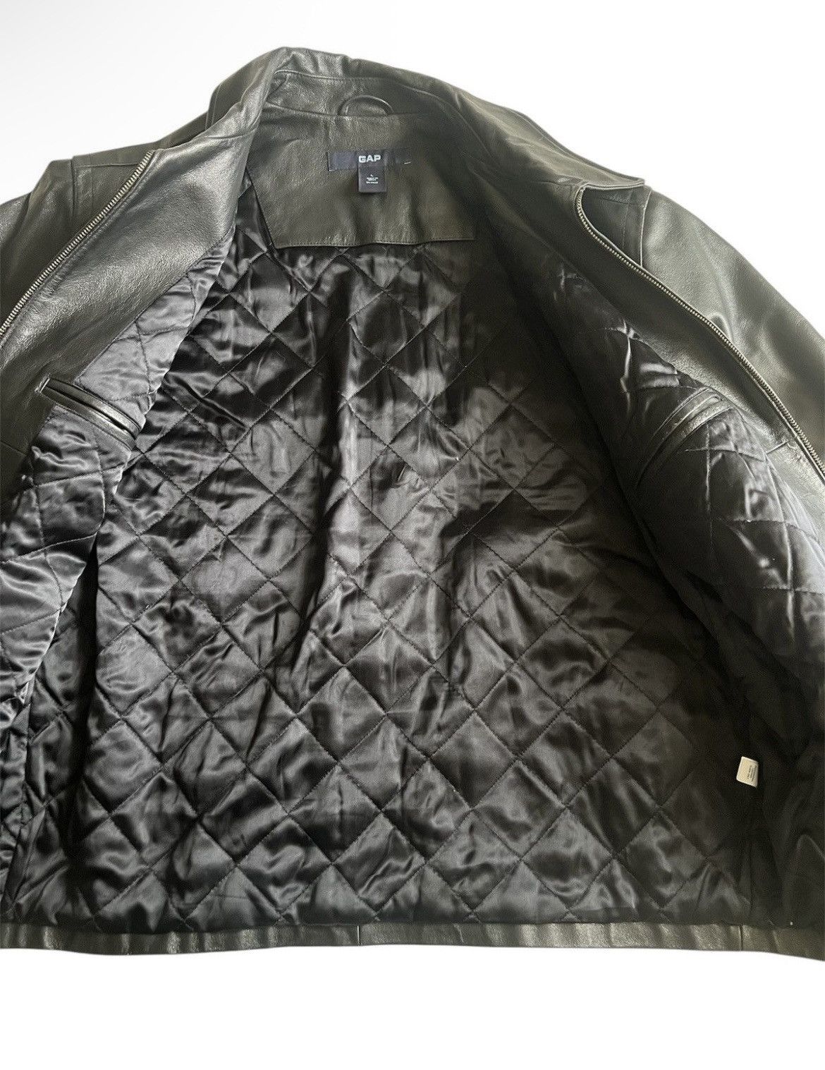 Gap vintage gap leather jacket Size US L / EU 52-54 / 3 - 5 Thumbnail