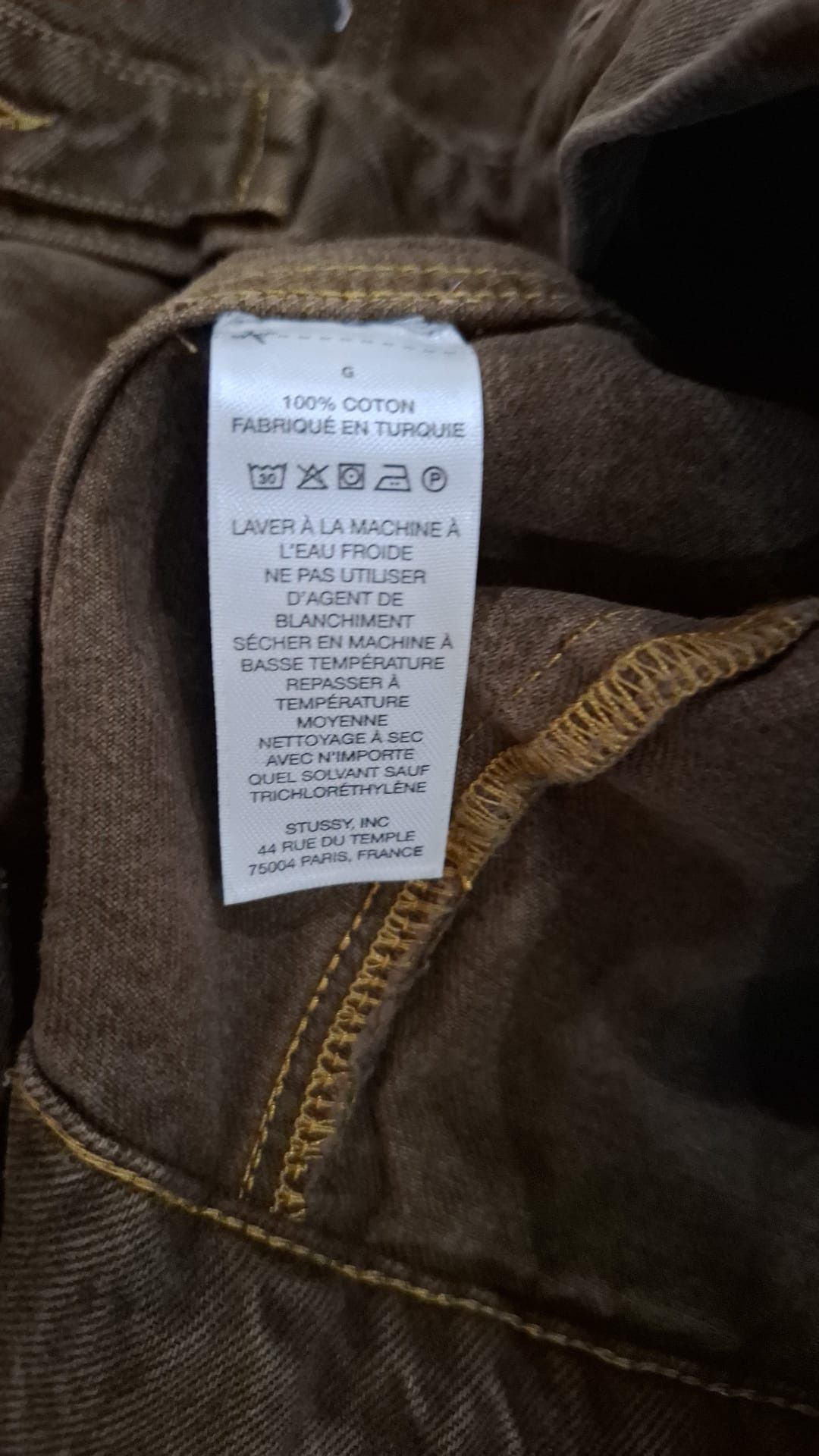Stussy Trucker Denim Jacket in Mushroom Size US L / EU 52-54 / 3 - 16 Thumbnail