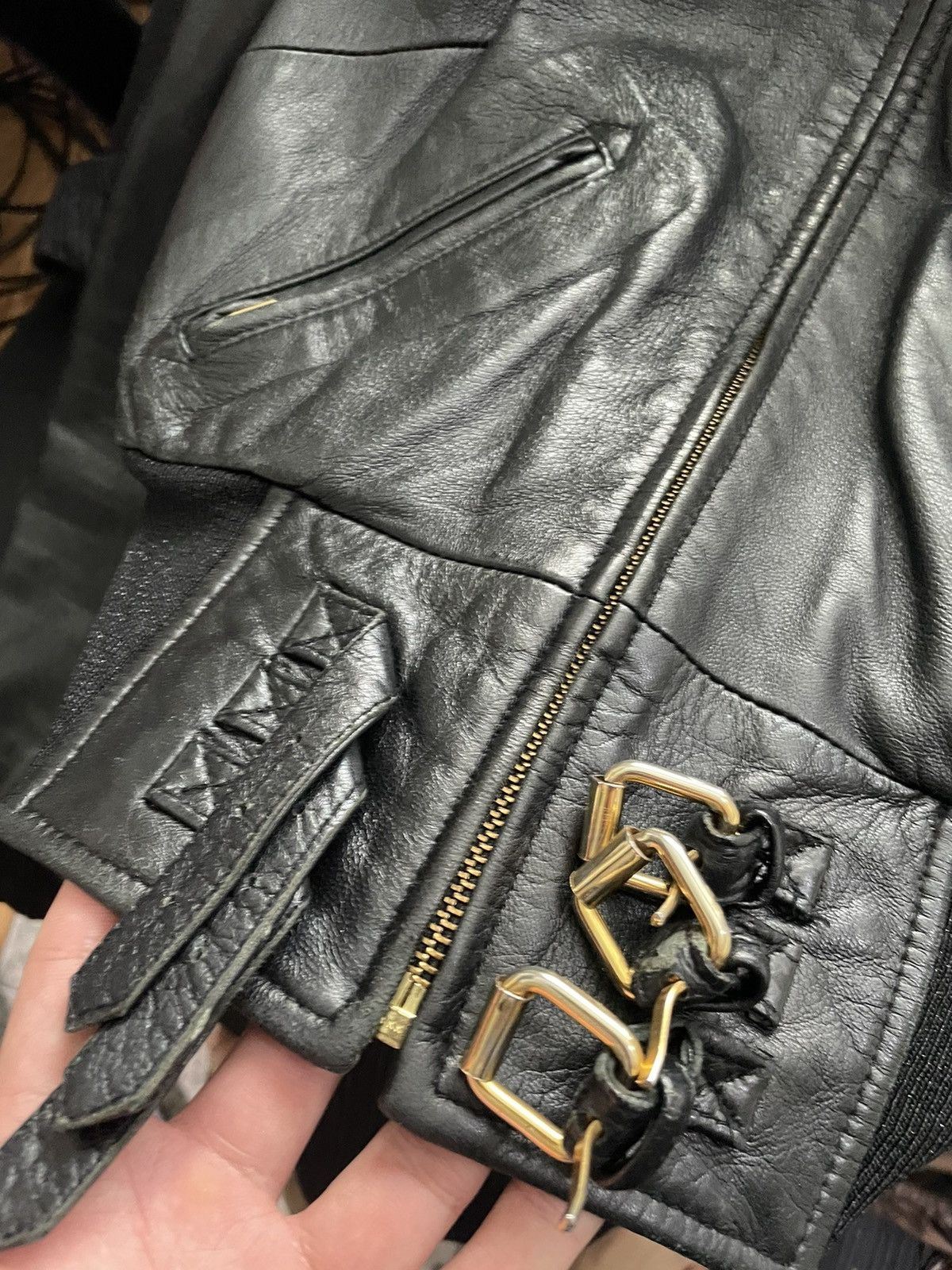 Dolce & Gabbana Dolce & gabbana cropped leather jacket Size US XS / EU 42 / 0 - 5 Thumbnail