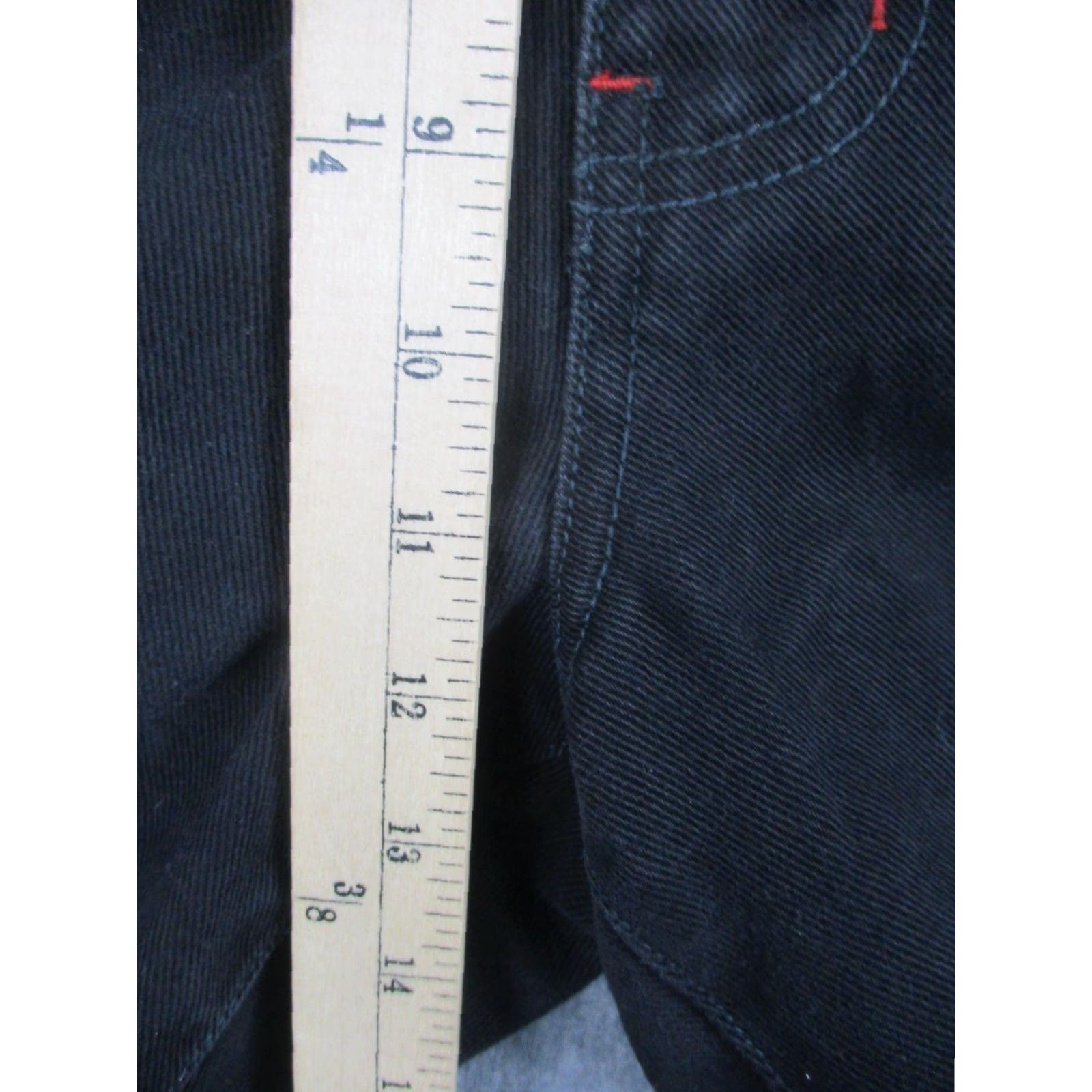 Vintage Paco Jean Company Cargo Shorts Mens 32 Black Denim Utility Pockets Cargo Shorts Mens Black Denim Workwear Relaxed Fit 12in Inseam Size US 32 / EU 48 - 4 Thumbnail