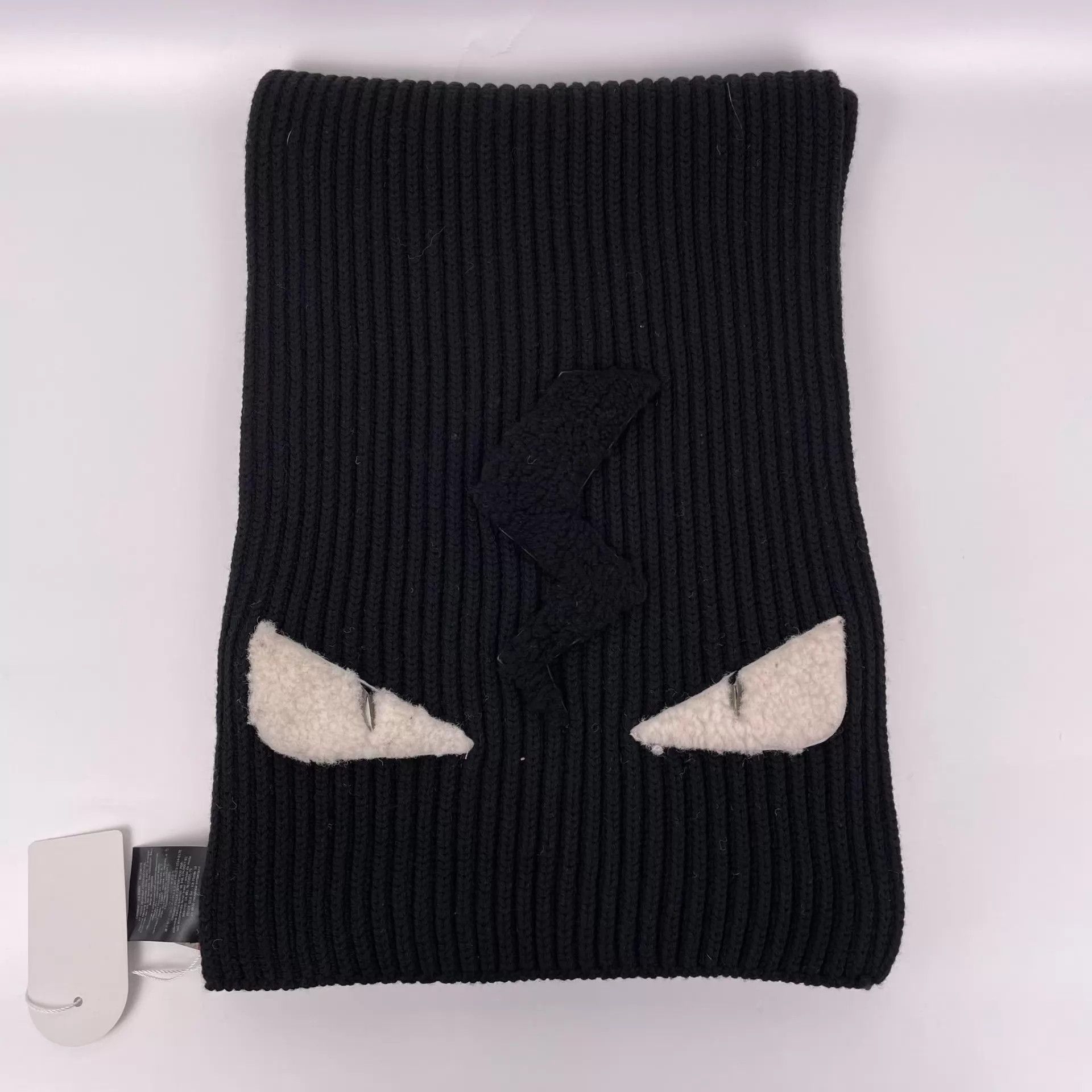 Fendi Fendi Monster Scarf Black Size ONE SIZE - 7 Thumbnail