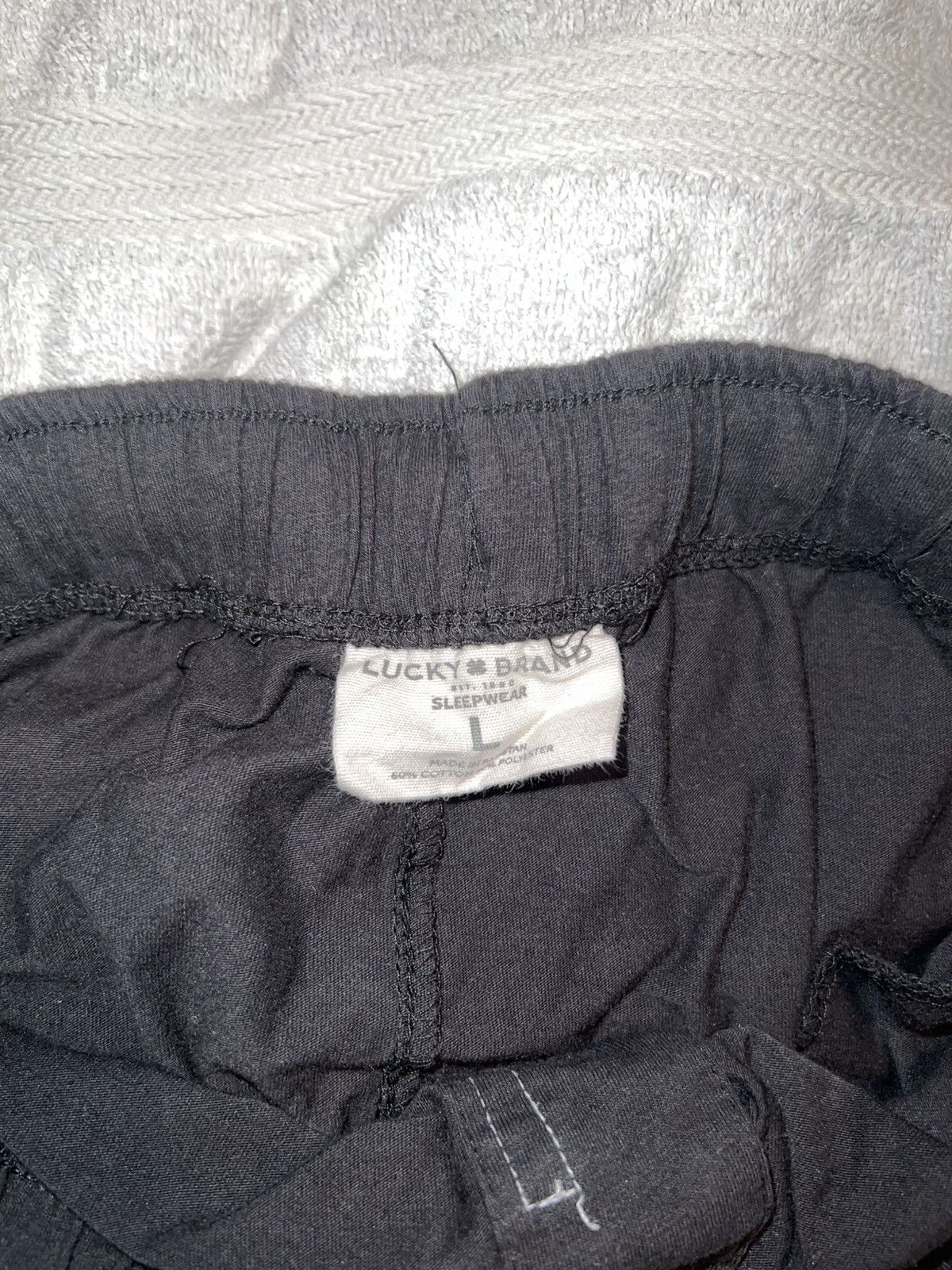 Lucky Brand Lucky Brand - Men’s Loungewear Pants - Large, Black Size US 32 / EU 48 - 4 Thumbnail