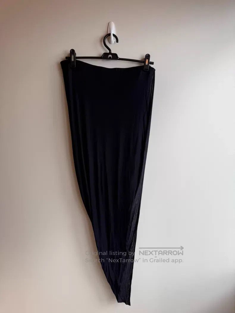 Helmut Lang Helmut Lang size M Made in USA Draped Asymmetric Modal Skir Size 25" / US 0 / IT 36 - 3 Thumbnail