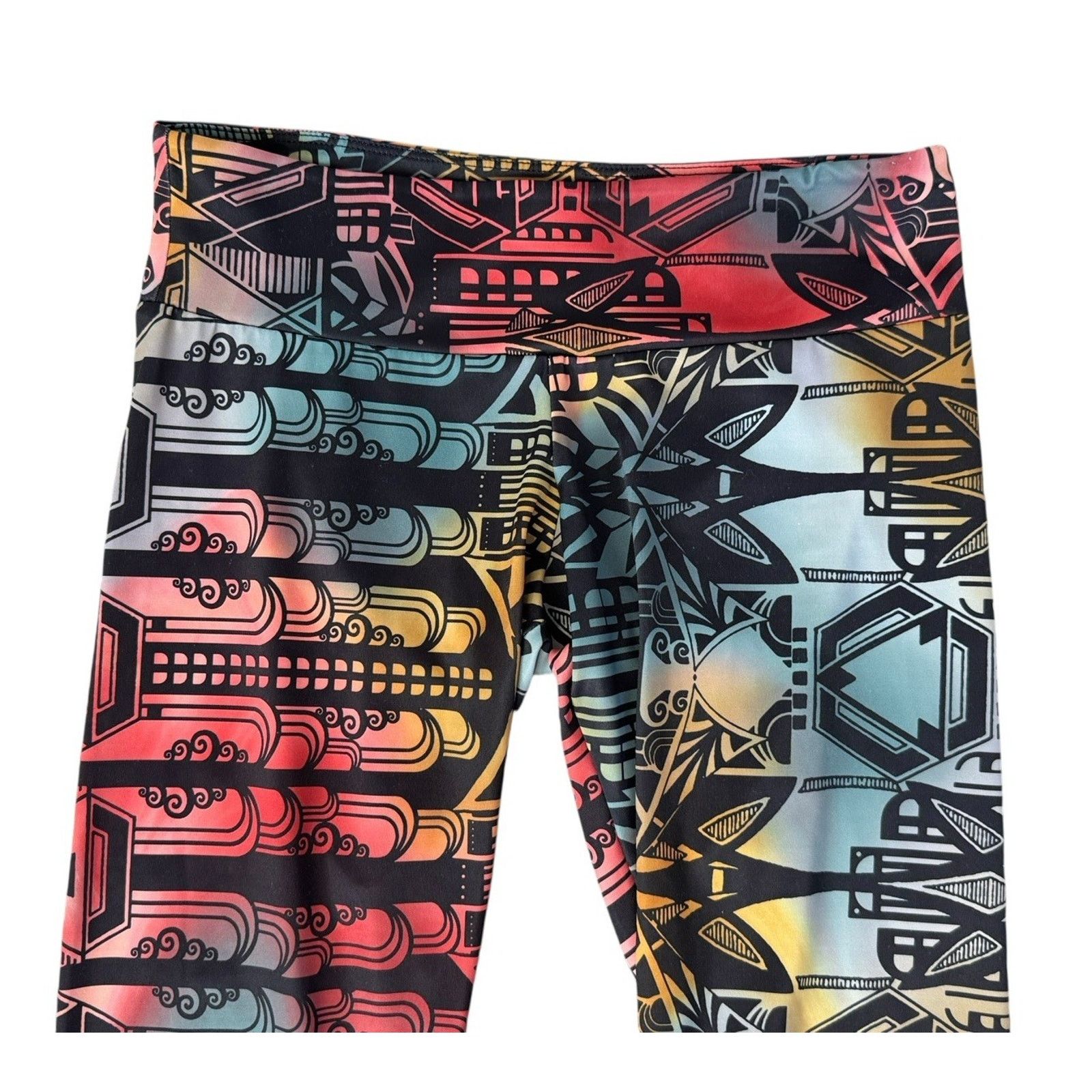 Other ONZIE Rainbow Low Rise Leggings Hot Yoga Pants Size S/M Size 30" / US 8 / IT 44 - 4 Thumbnail