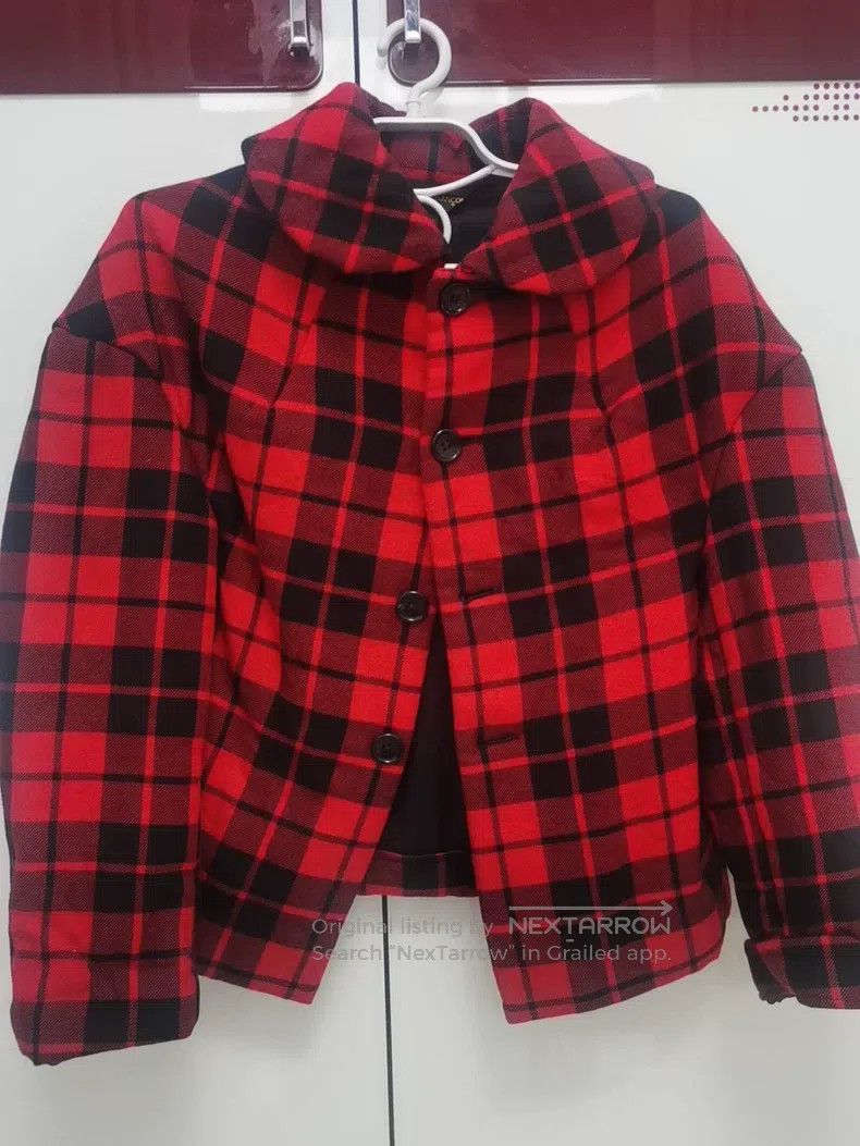 Comme des Garcons Comme Des Garcons Pure Wool Plaid Cotton Jacket with Peter Size XS / US 0-2 / IT 36-38 - 1 Thumbnail