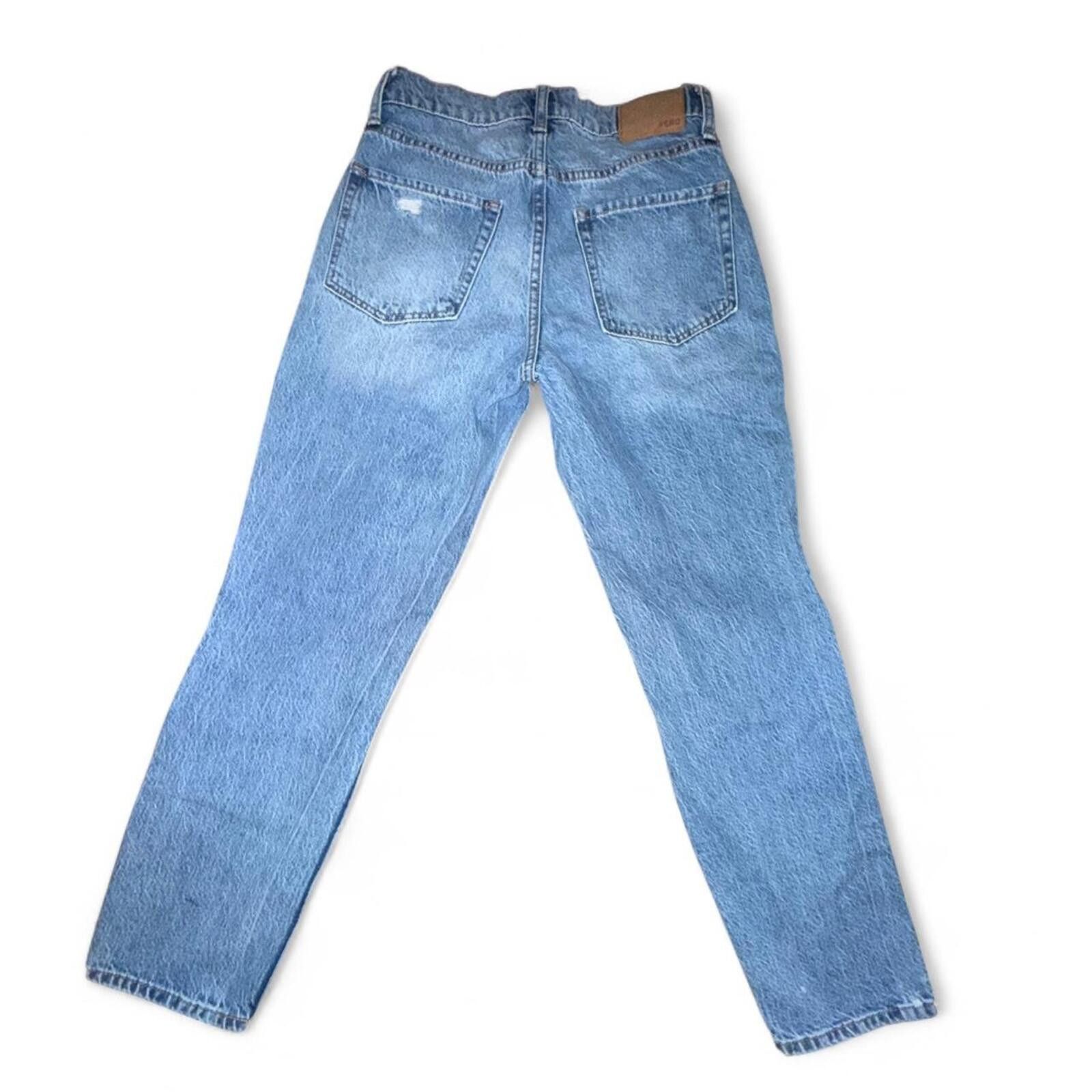 Aeropostale Aeropostale Mom Jeans – Light Wash Distressed Size 26" / US 2 / IT 38 - 4 Thumbnail