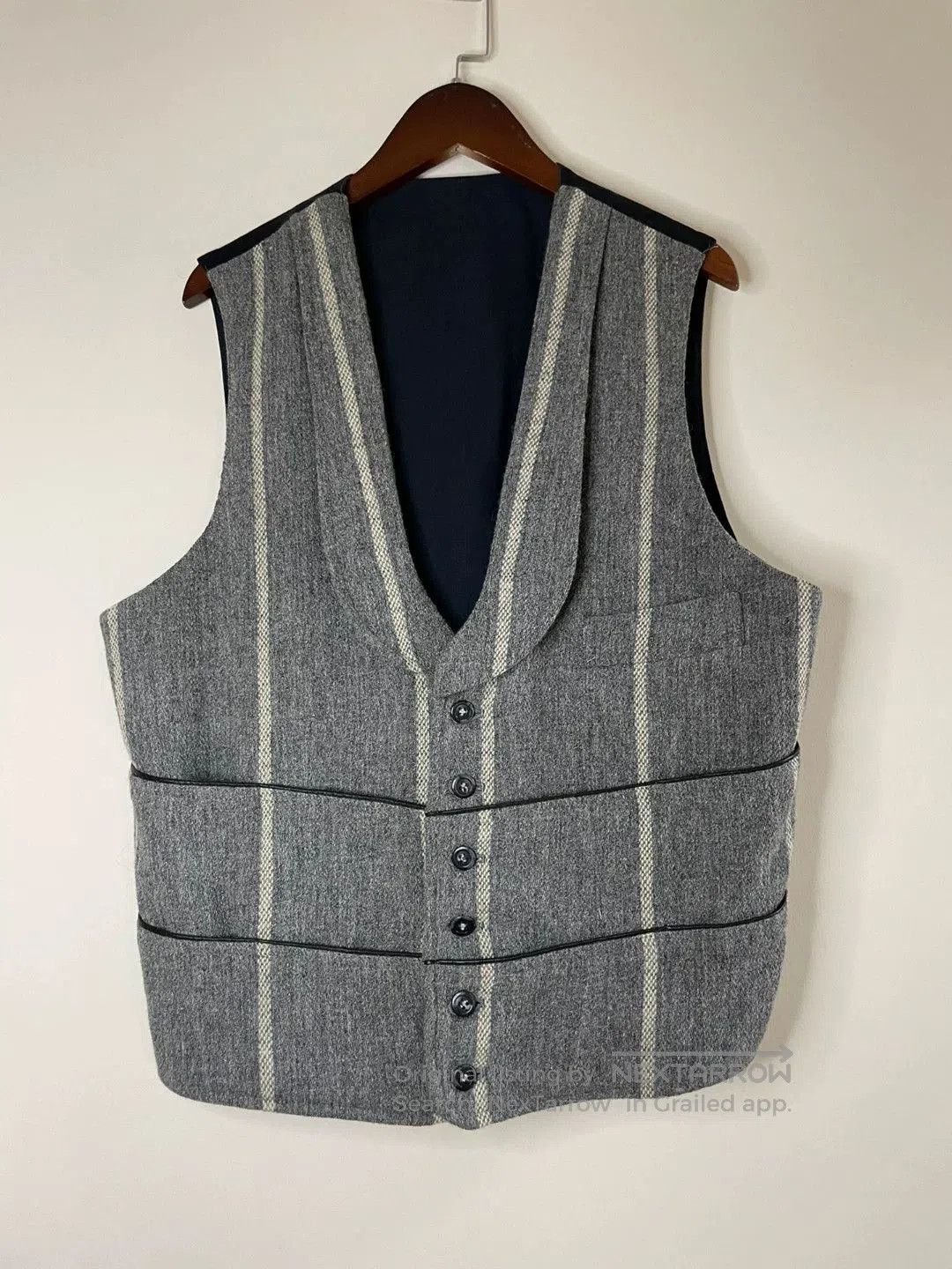 Yohji Yamamoto Yohji Yamamoto Ys Men's Shawl Collar Vest. Size US L / EU 52-54 / 3 - 1 Thumbnail