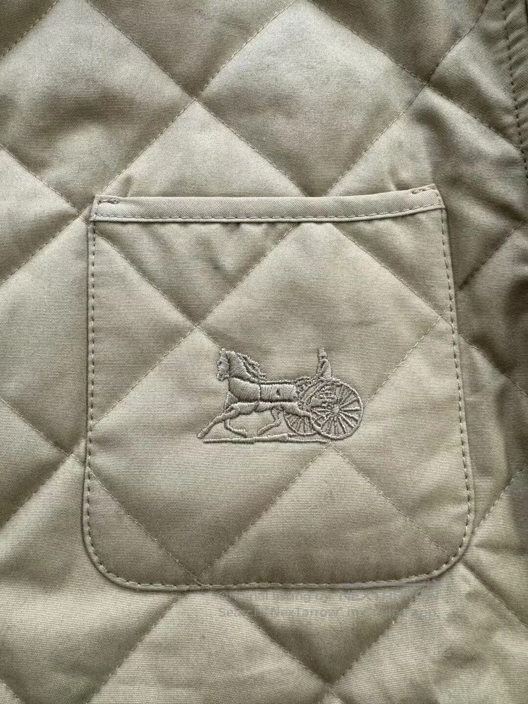 Celine celine beige quilted cotton jacket with collar. Size S / US 4 / IT 40 - 5 Thumbnail