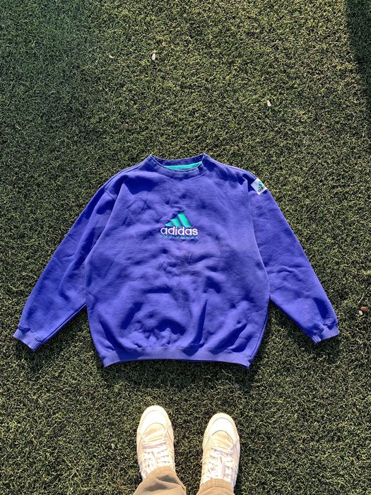 Adidas equipment sweatshirt discount blue