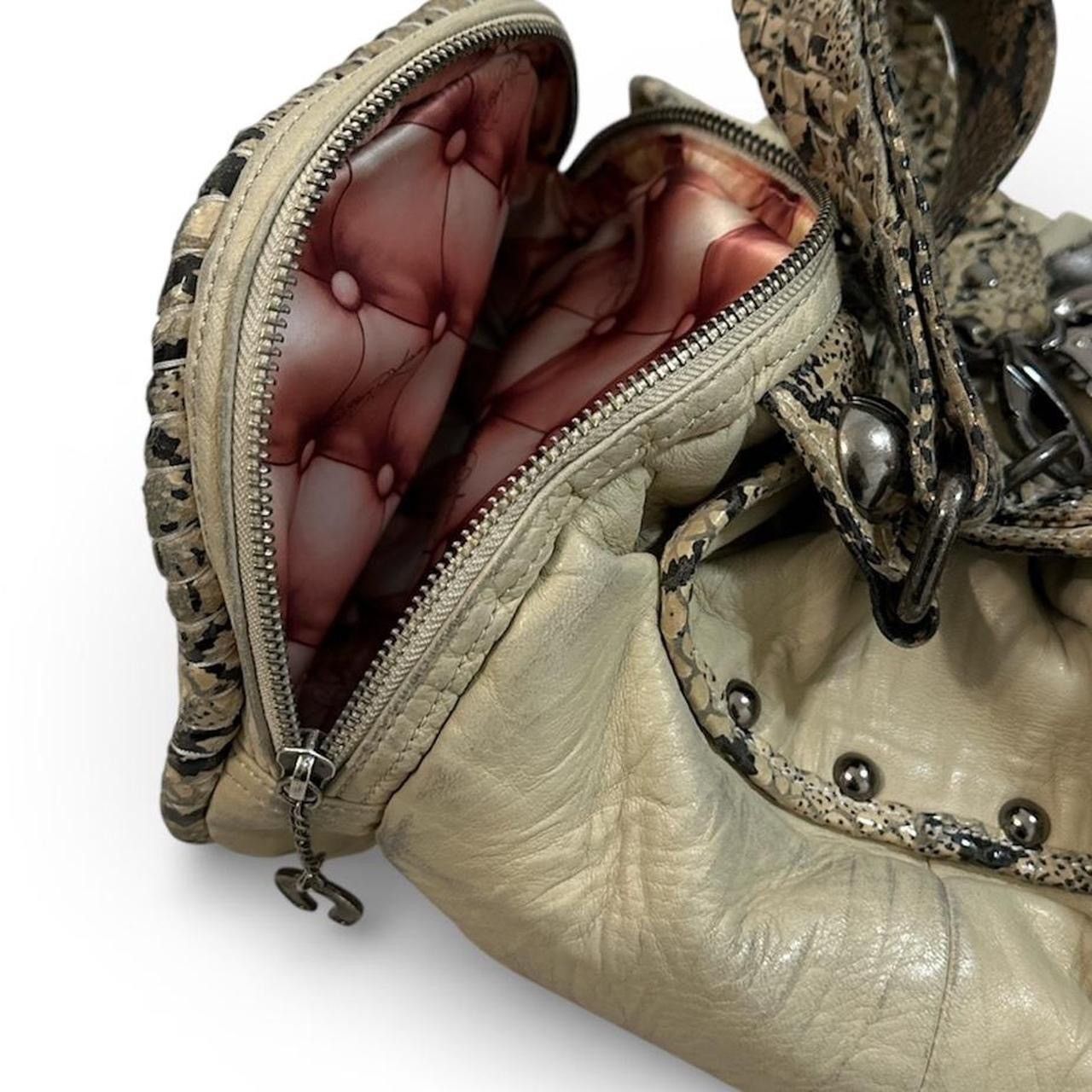 Betsey Johnson Vintage Betsy Johnson Leather and Snakeskin Boston Bag Size ONE SIZE - 3 Thumbnail