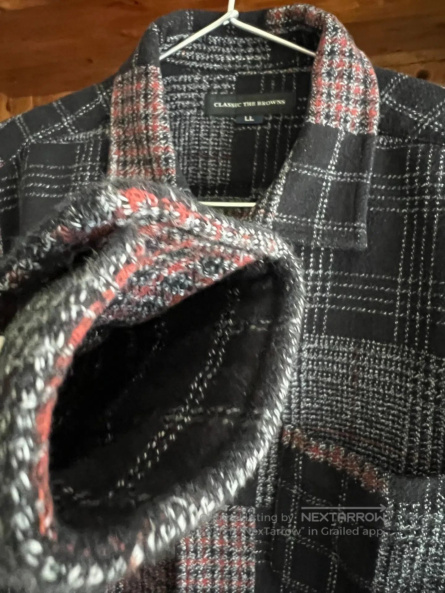 Japanese Brand The Browns Plaid Shirt Jacket. Size US L / EU 52-54 / 3 - 5 Thumbnail