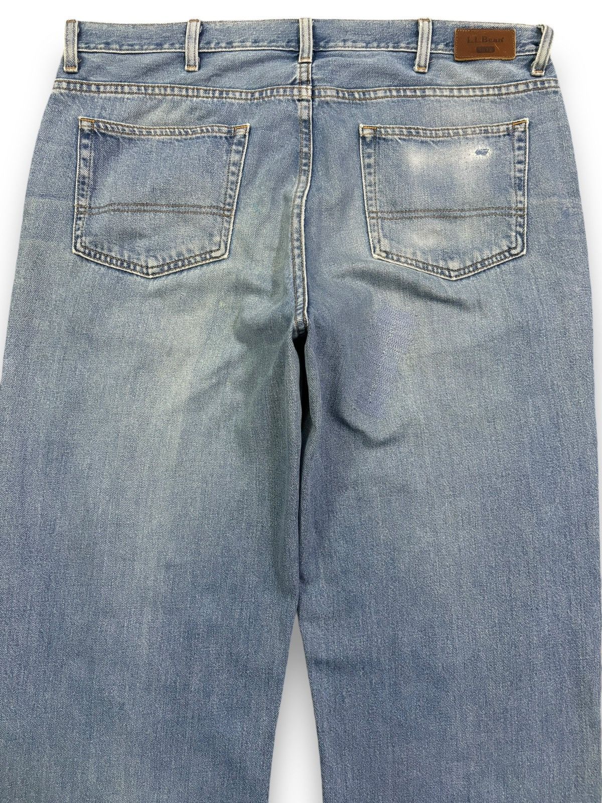 L.L. Bean Vintage 90s L.L. Bean 1912 Mud Wash Baggy Jeans Size US 37 - 10 Thumbnail