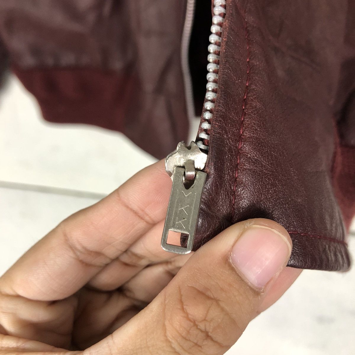 Japanese Brand 🔥Vintage Bomber Leather Jacket Turf Man Japan Issey Miyake Size US L / EU 52-54 / 3 - 16 Thumbnail