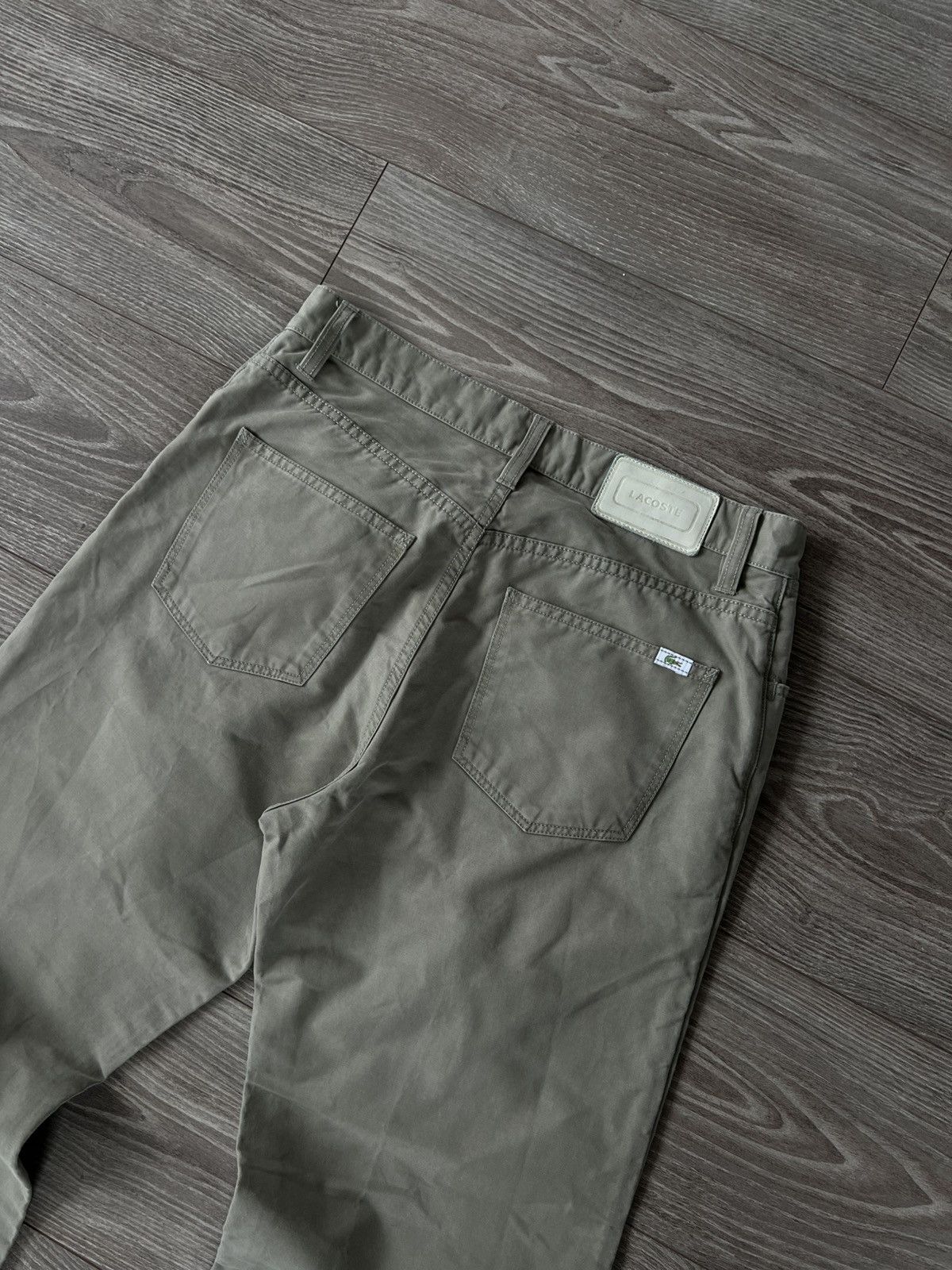 Lacoste Vintage Y2k Casual Lacoste Cotton Chinos Pants Size US 32 / EU 48 - 14 Thumbnail