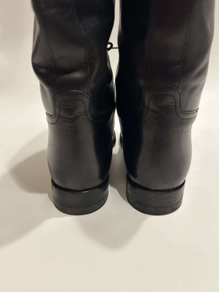 Gucci Gucci Leather Lace Up Equestrian Leather High Boots Size US 6 / IT 36 - 4 Thumbnail