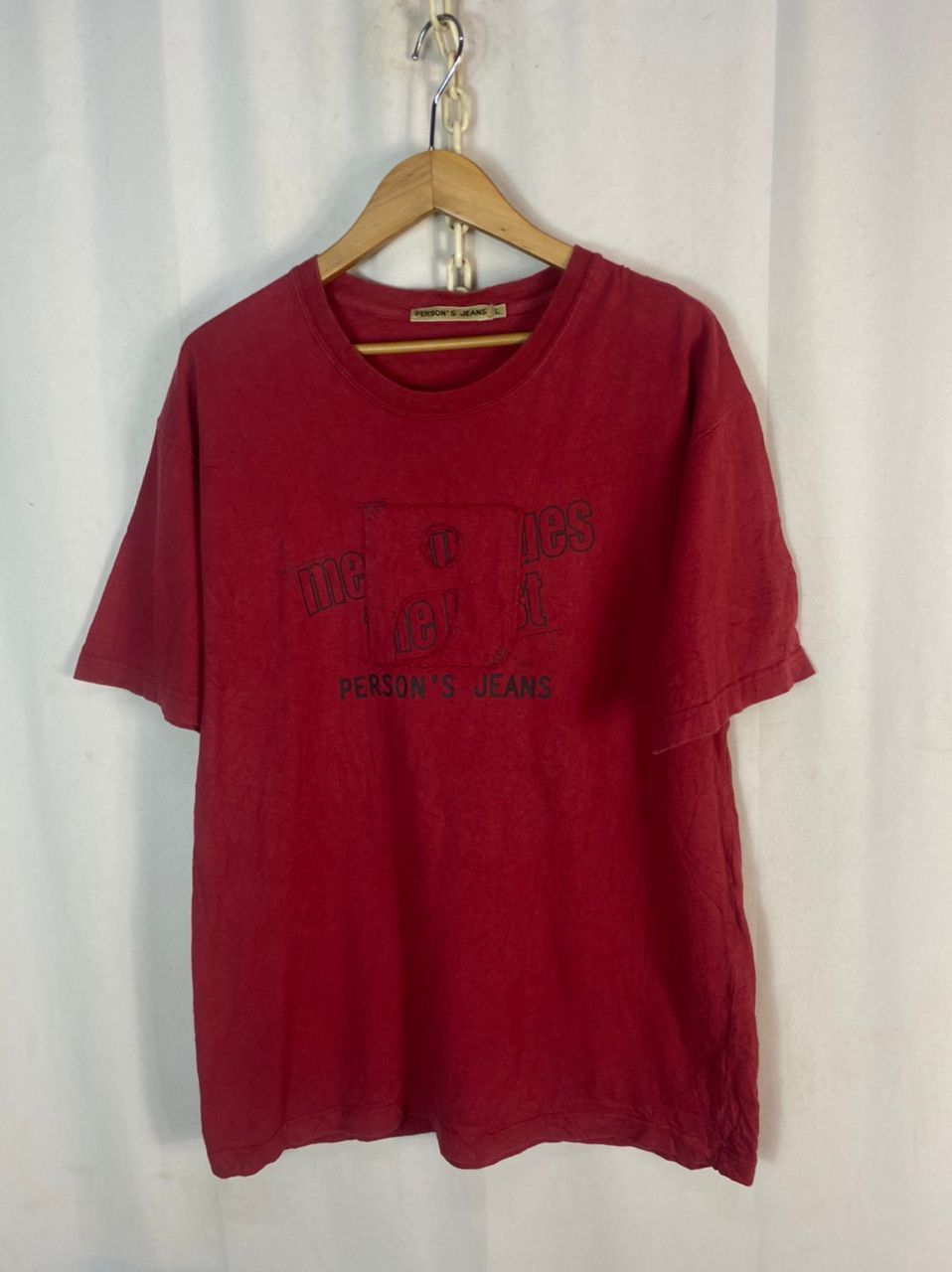 PERSON'S Person’s jeans spellout tshirt Size US L / EU 52-54 / 3 - 1 Thumbnail
