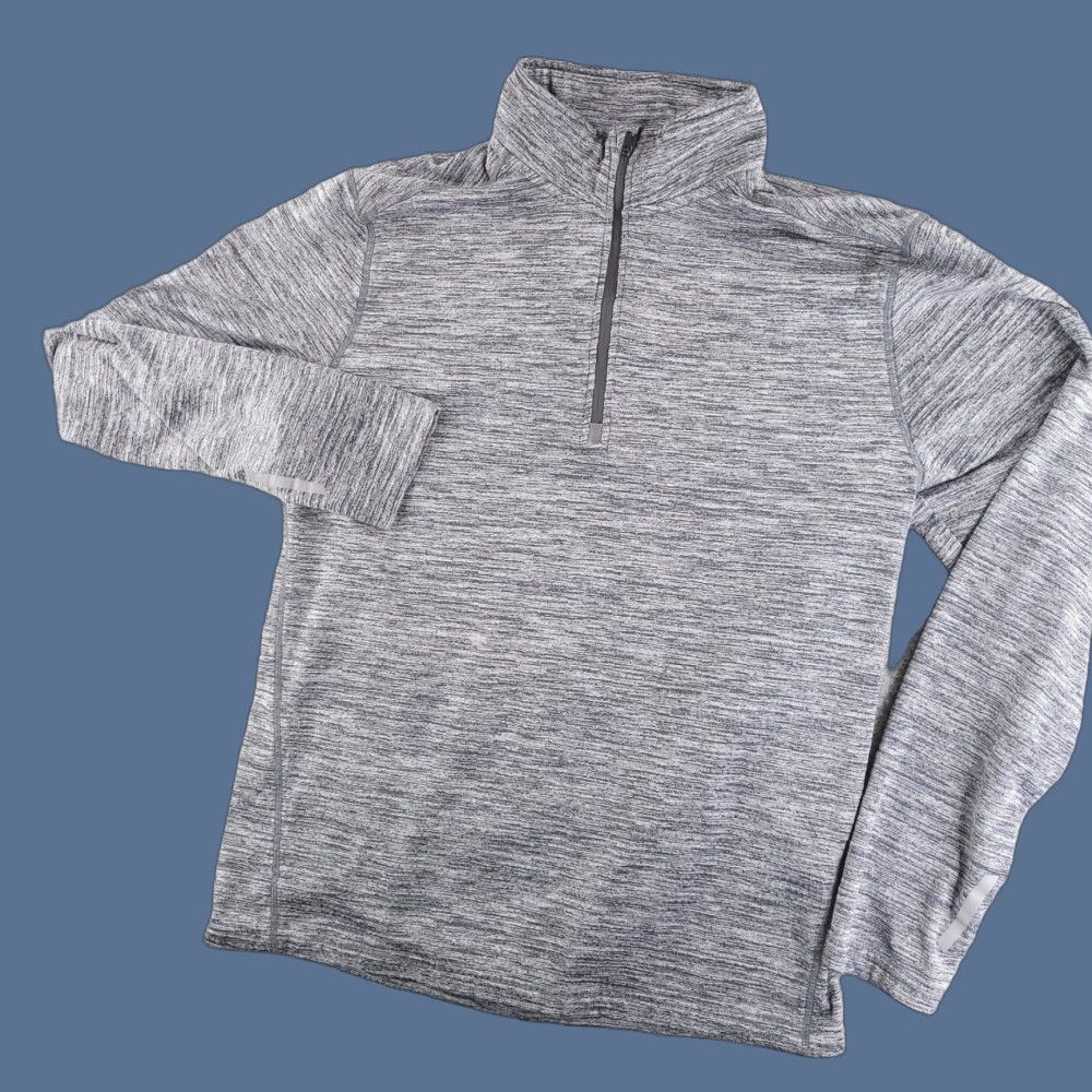 Reebok Reebok Sweater Mens M Gray Quarter Zip Thermal Running Size US M / EU 48-50 / 2 - 1 Thumbnail