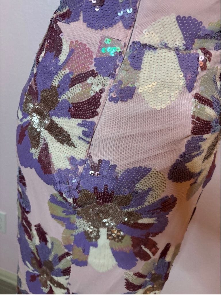 Dress the Population Women's Dress the Population Dress, Pink, Purple, Size S Size S / US 4 / IT 40 - 3 Thumbnail