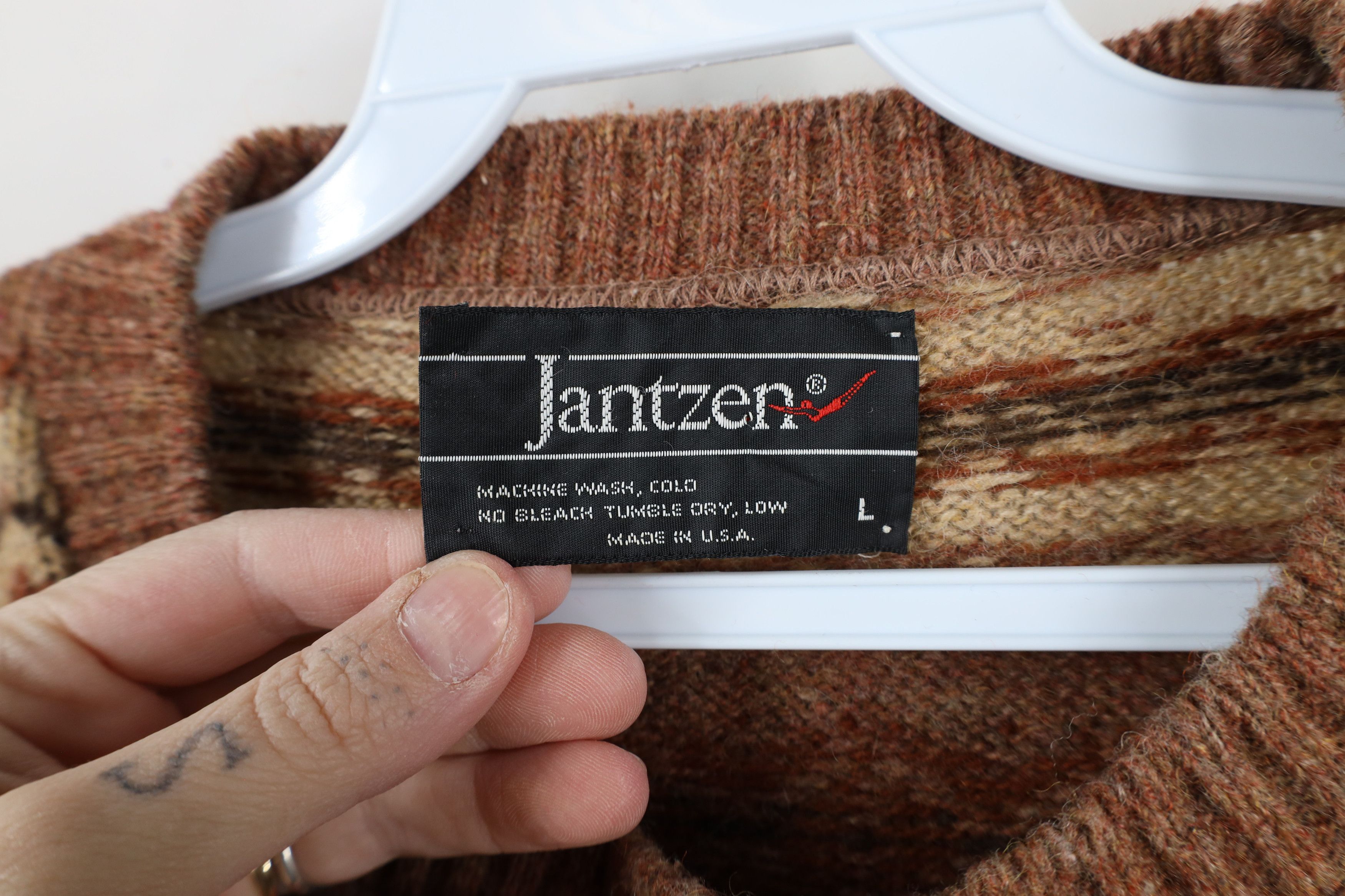 Vintage Vintage 70s Streetwear Fair Isle Knit Crewneck Sweater USA Size US L / EU 52-54 / 3 - 4 Thumbnail