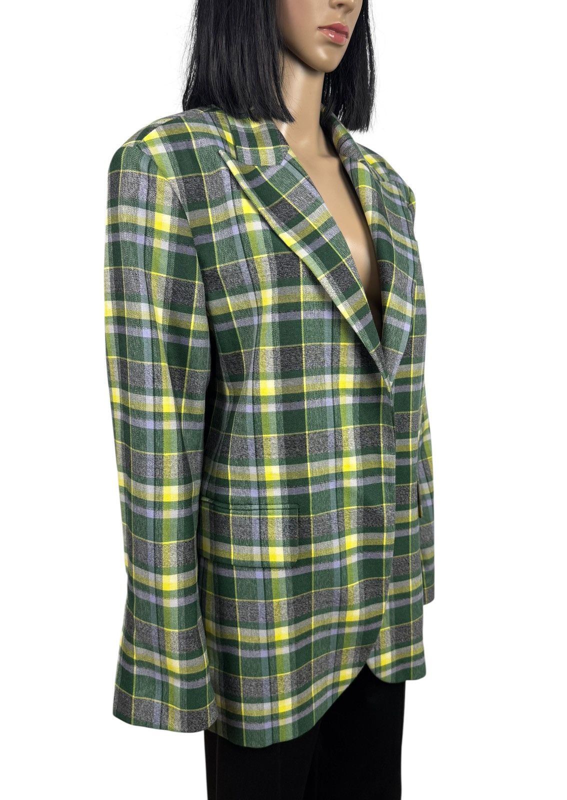 Other Gasanova Plaid Blazer Wool-Viscose One size Size ONE SIZE - 3 Thumbnail