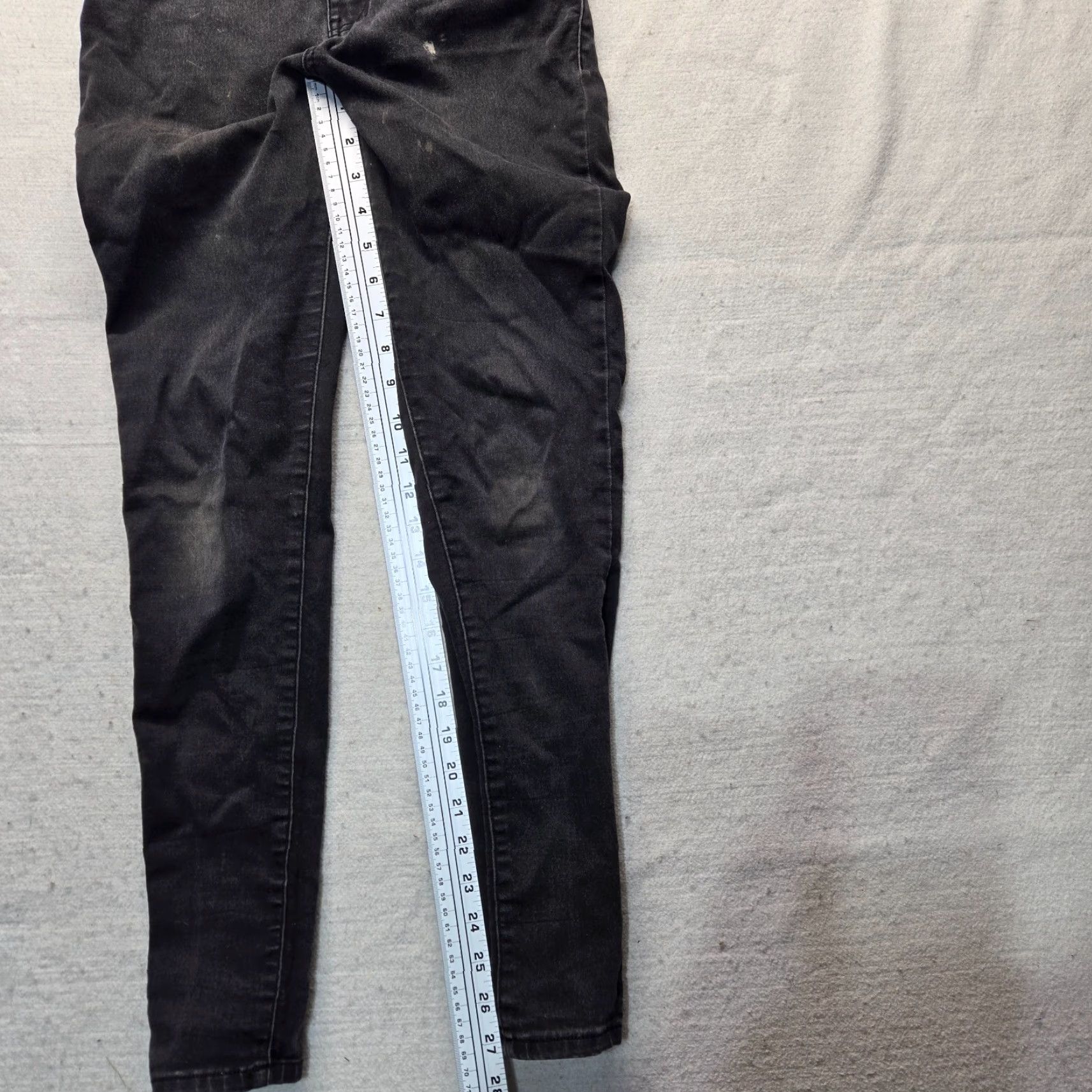 Denim & Co. Denim & Co. Black Slacks Pants Denim Adult Women's Size 8 Dress Pants, Straight Leg, Pockets, Polyester Spandex, Regular, Black, Pants, Women Size 30" / US 8 / IT 44 - 7 Thumbnail