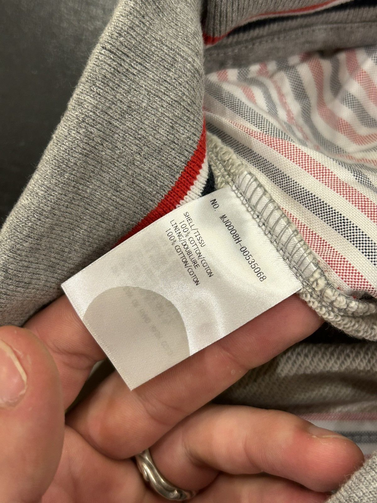 Thom Browne Thom Browne 4 Bar Sweatpants Size US 30 / EU 46 - 4 Thumbnail