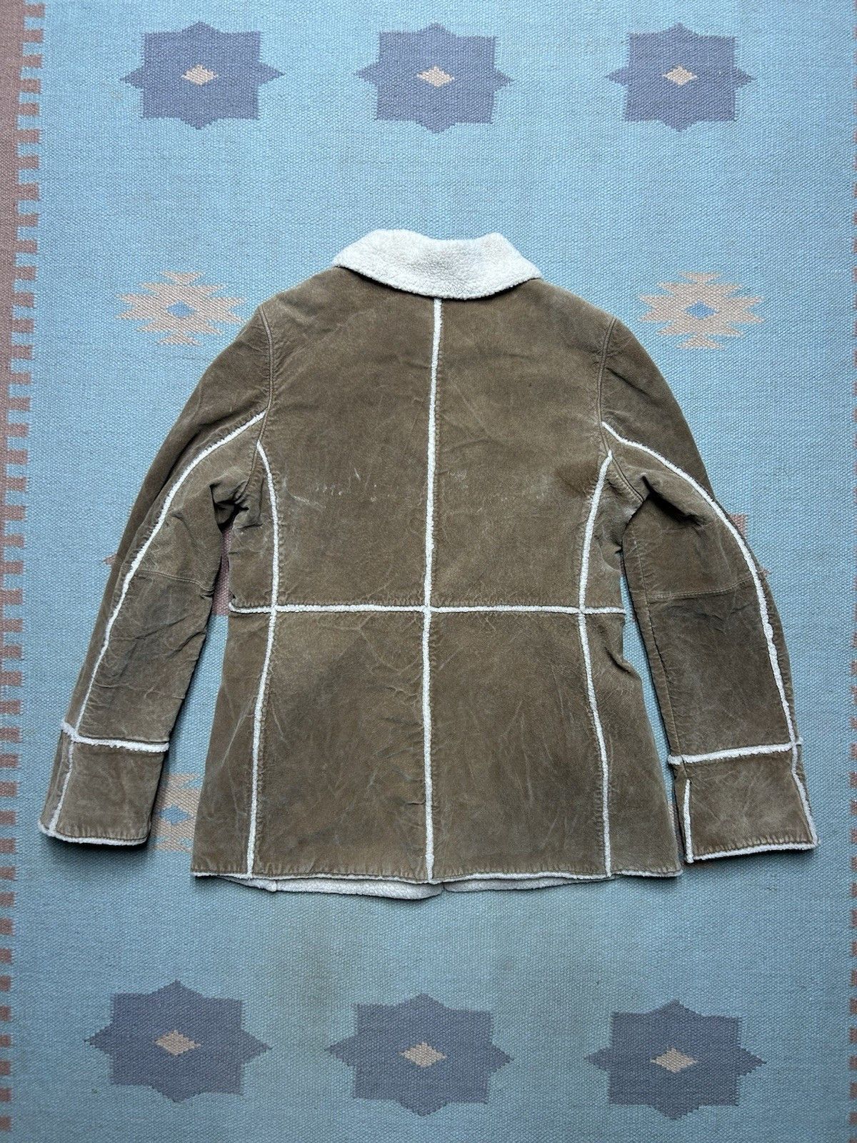 Vintage St. John’s bay Sherpa lined suede jacket penny lane coat M Size M / US 6-8 / IT 42-44 - 8 Thumbnail