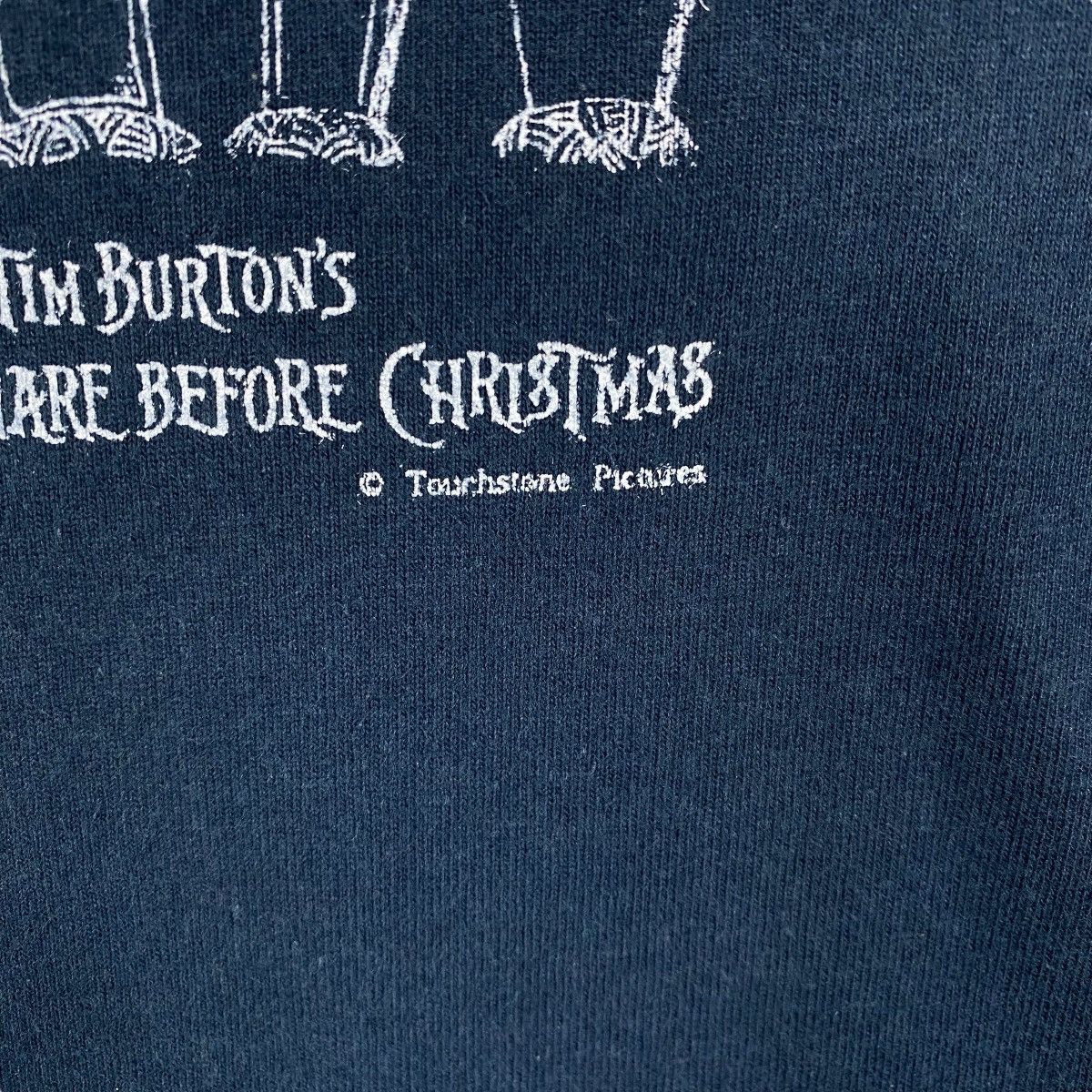 Vintage Vintage The Nightmare Before Christmas Movie Tee Shirt Size US M / EU 48-50 / 2 - 3 Thumbnail