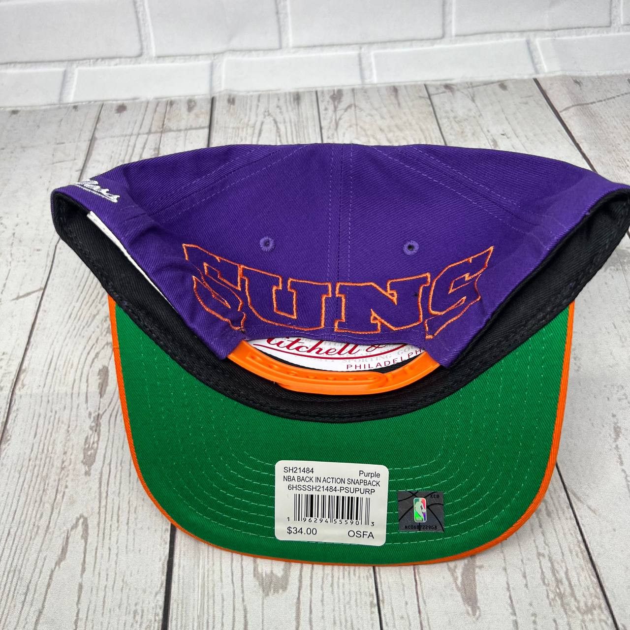 Mitchell & Ness Phoenix Suns NBA Mitchell & Ness Hat Snapback Cap New Men Size ONE SIZE - 4 Thumbnail