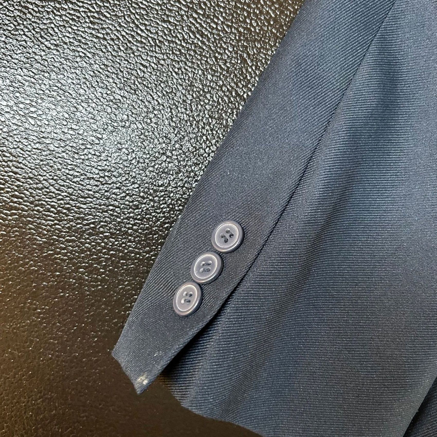Vintage Duke Blazer Mens 44 Regular Blue Two Button Formal Jacket/Coat Size 44R - 6 Thumbnail