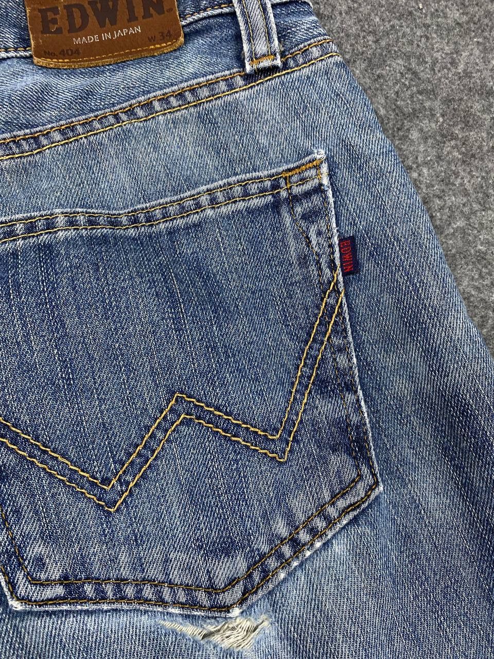 Edwin vintage edwin japan distressed reworked denim nice design Size US 38 / EU 54 - 8 Thumbnail