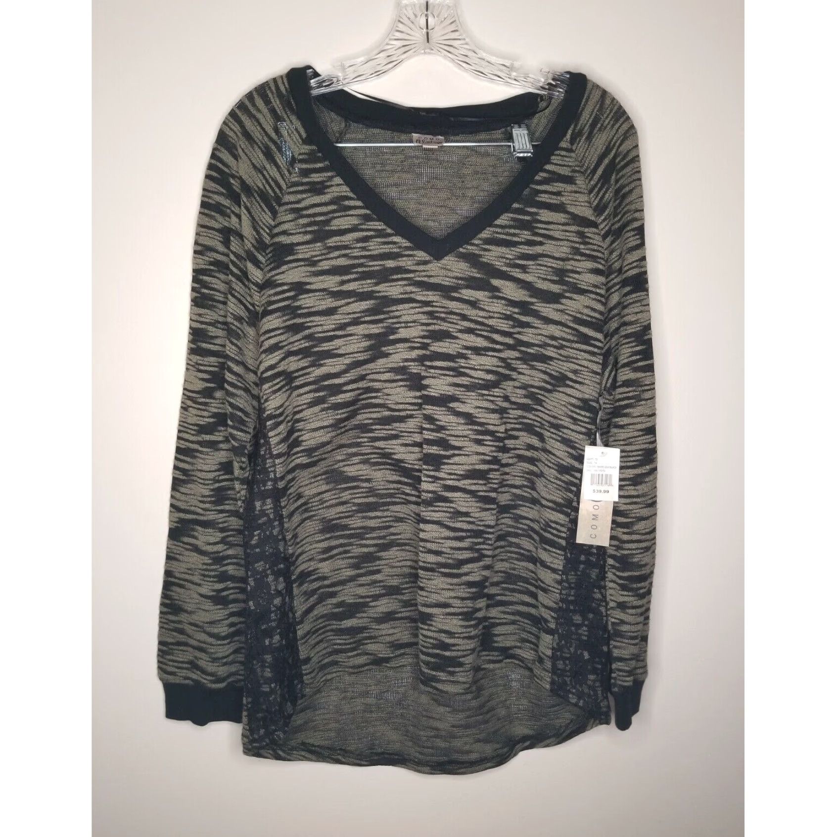 Vintage VINTAGE Como Blouse Womens Long Sleeve Green Black 1X Plus Size XL / US 12-14 / IT 48-50 - 1 Thumbnail