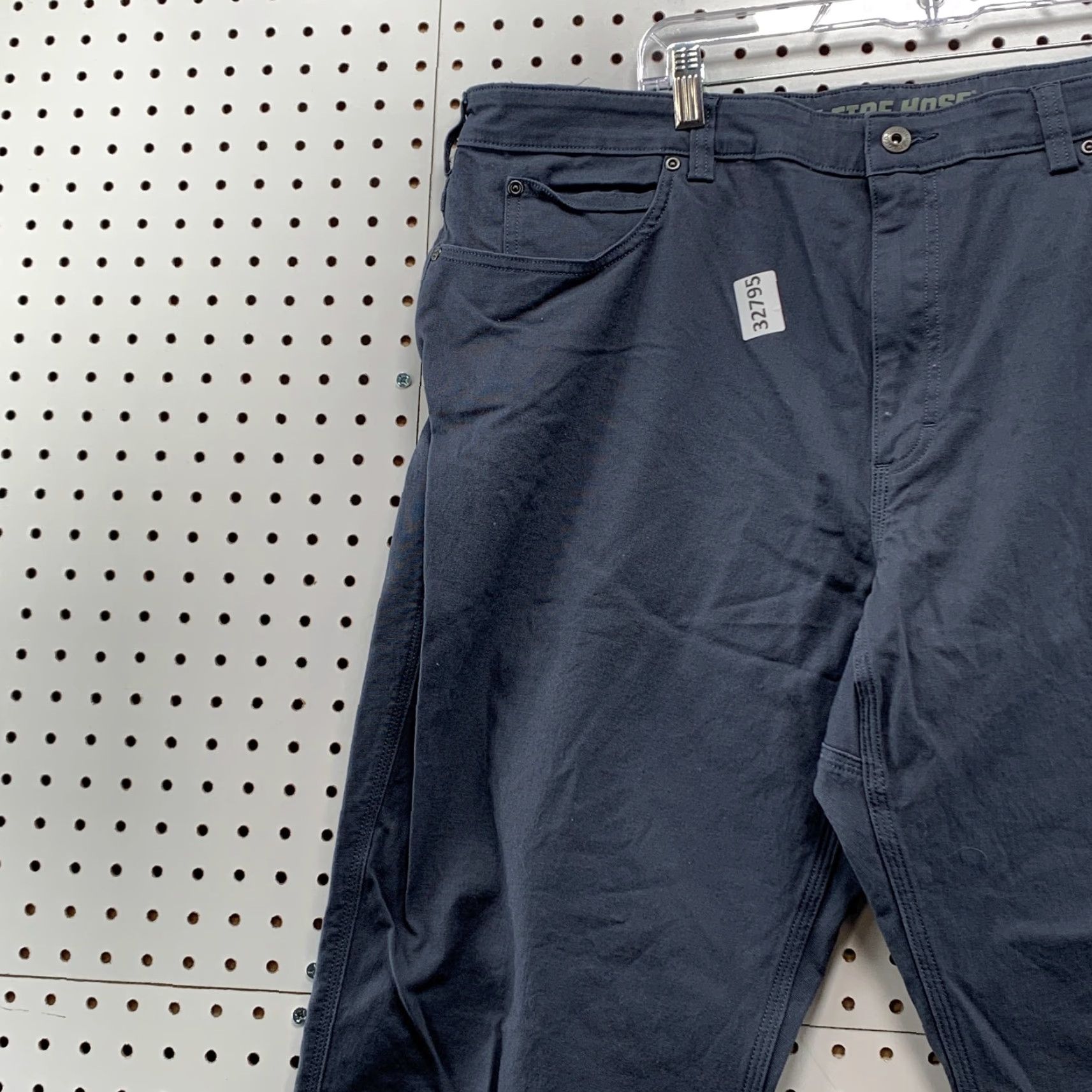 Vintage Duluth Canvas Carpenter Pants Mens FITS 39x29 Navy Blue Workwear Size US 39 - 4 Thumbnail