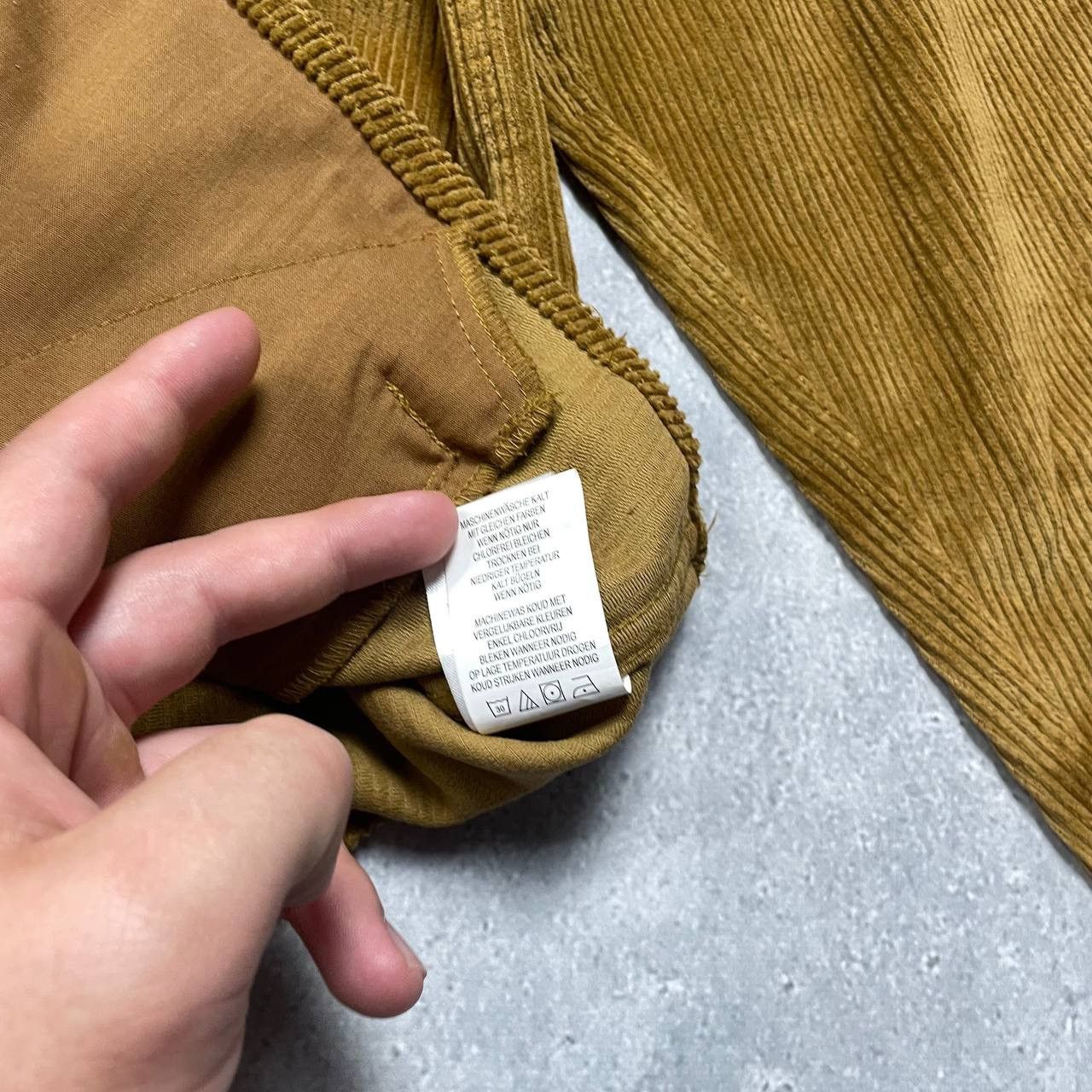 Empyre Empyre Corduroy Button-Up Long Sleeve Shirt Mustard Size S Size US S / EU 44-46 / 1 - 6 Thumbnail