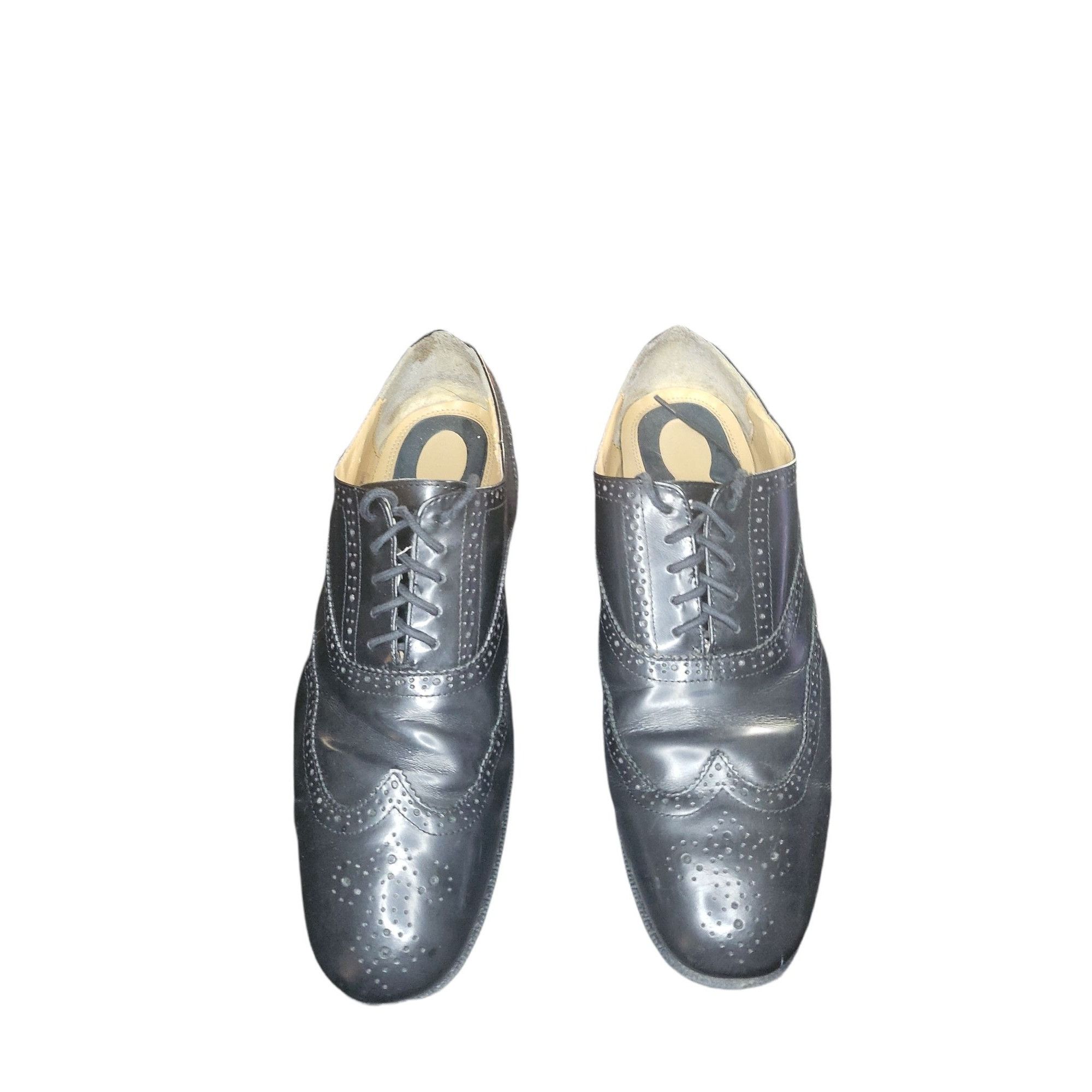 Nunn Bush Nunn Bush Oxford Shoes Men Sz 11.5M Black Leather Lace Up Fo Size US 11.5 / EU 44-45 - 2 Thumbnail