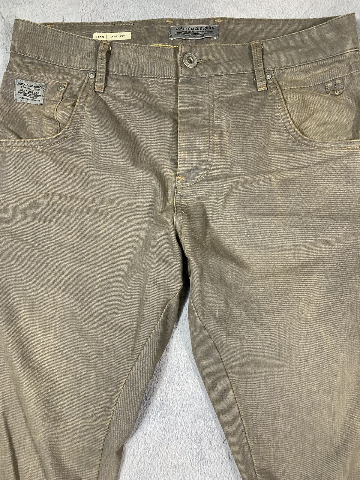 Japanese Brand × Vintage Vintage Y2K Japanese faded denim jeans waxed style size 32 Size US 32 / EU 48 - 3 Thumbnail