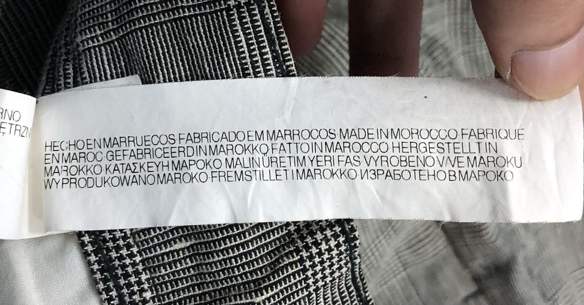 Zara Vintage Zara Man Made In Morocco Pants Size US 37 - 17 Thumbnail