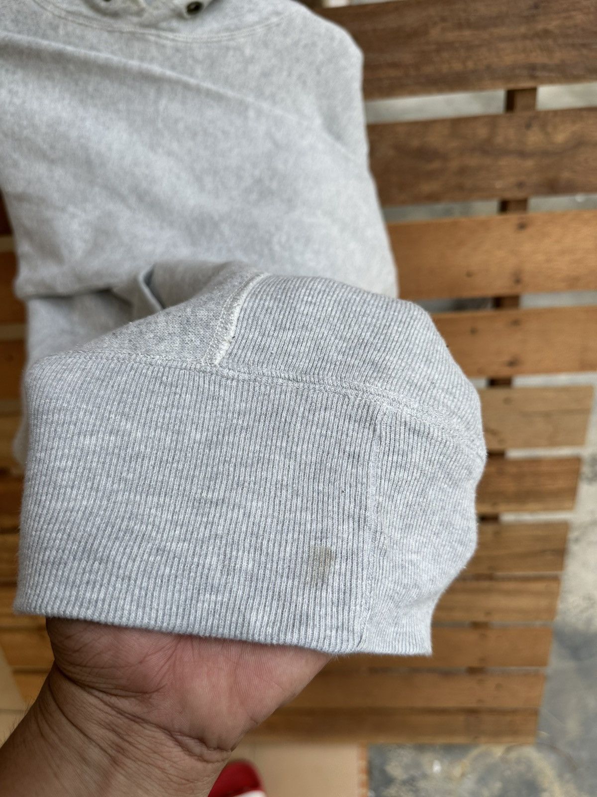 Champion Champion Oatmeal Reverse Weave Warmup Hoodie Osaga Ri Size US L / EU 52-54 / 3 - 6 Thumbnail