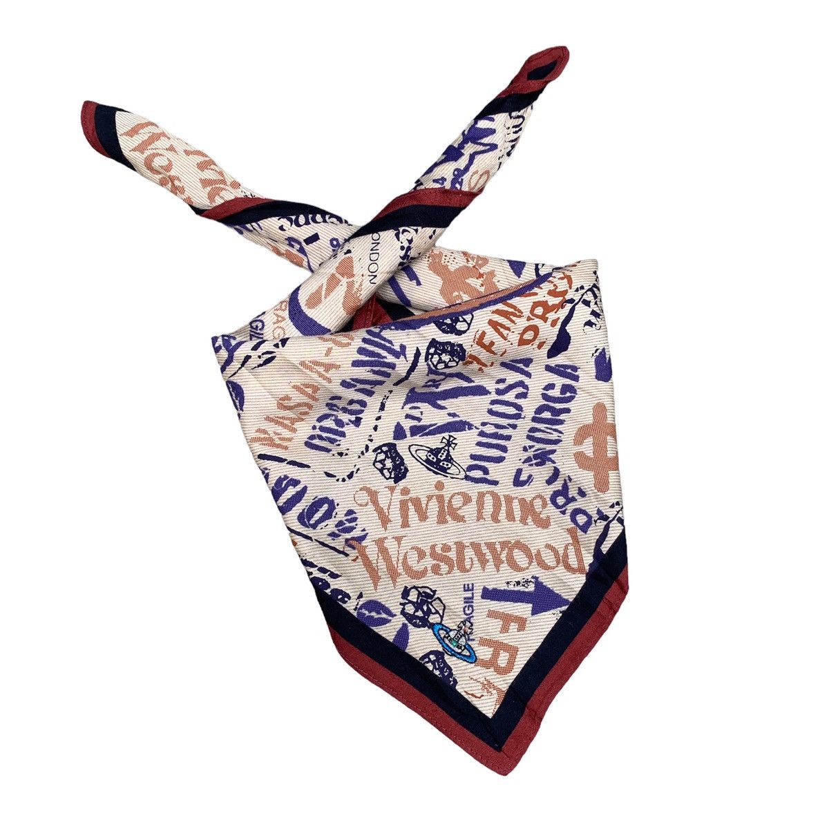 Seditionaries Vivienne Westwood Handkerchief Neckerchief Bandana Size ONE SIZE - 2 Thumbnail
