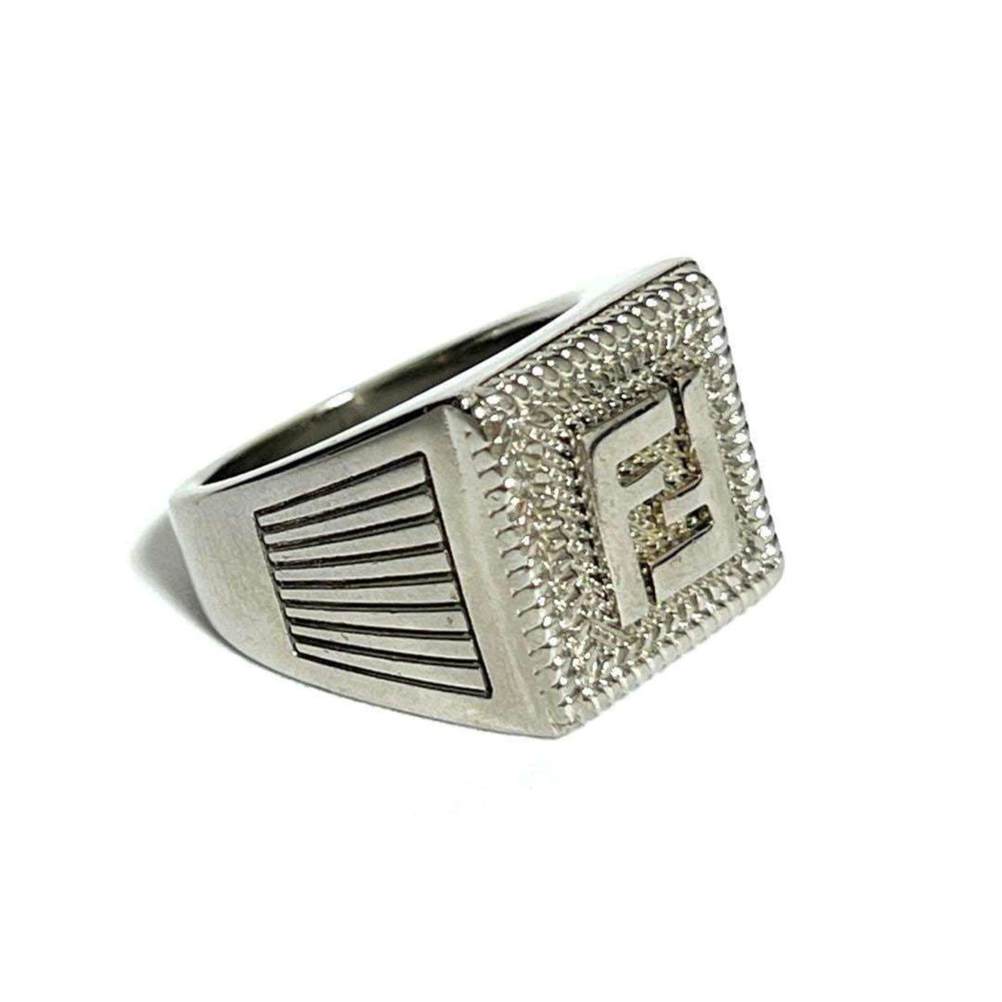 Fendi FENDI Men's Signet Ring FF Size ONE SIZE - 1 Thumbnail