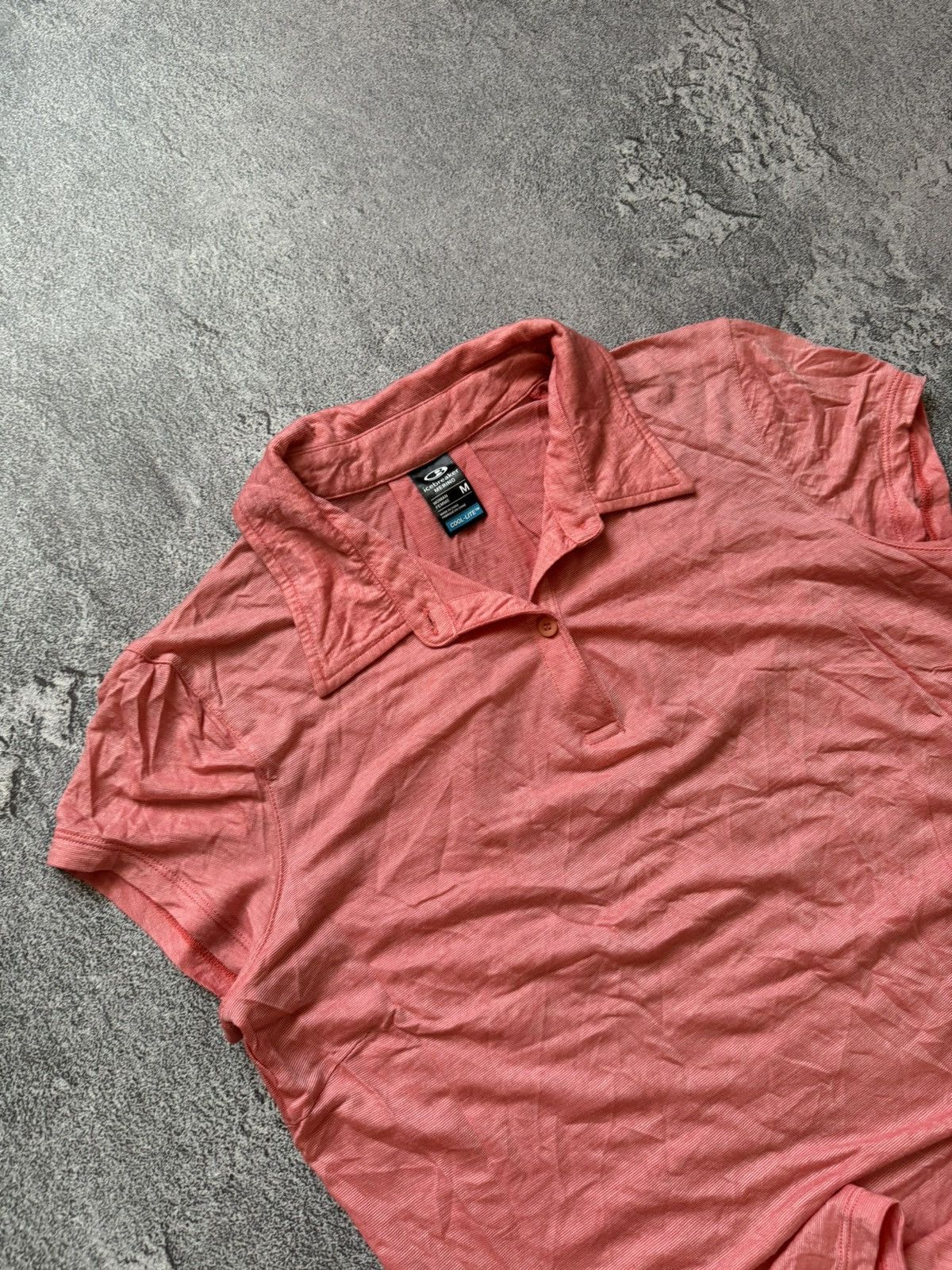 Icebreaker Icebreaker Merino M pink polo tee T-shirt Wmns light Size M / US 6-8 / IT 42-44 - 2 Thumbnail