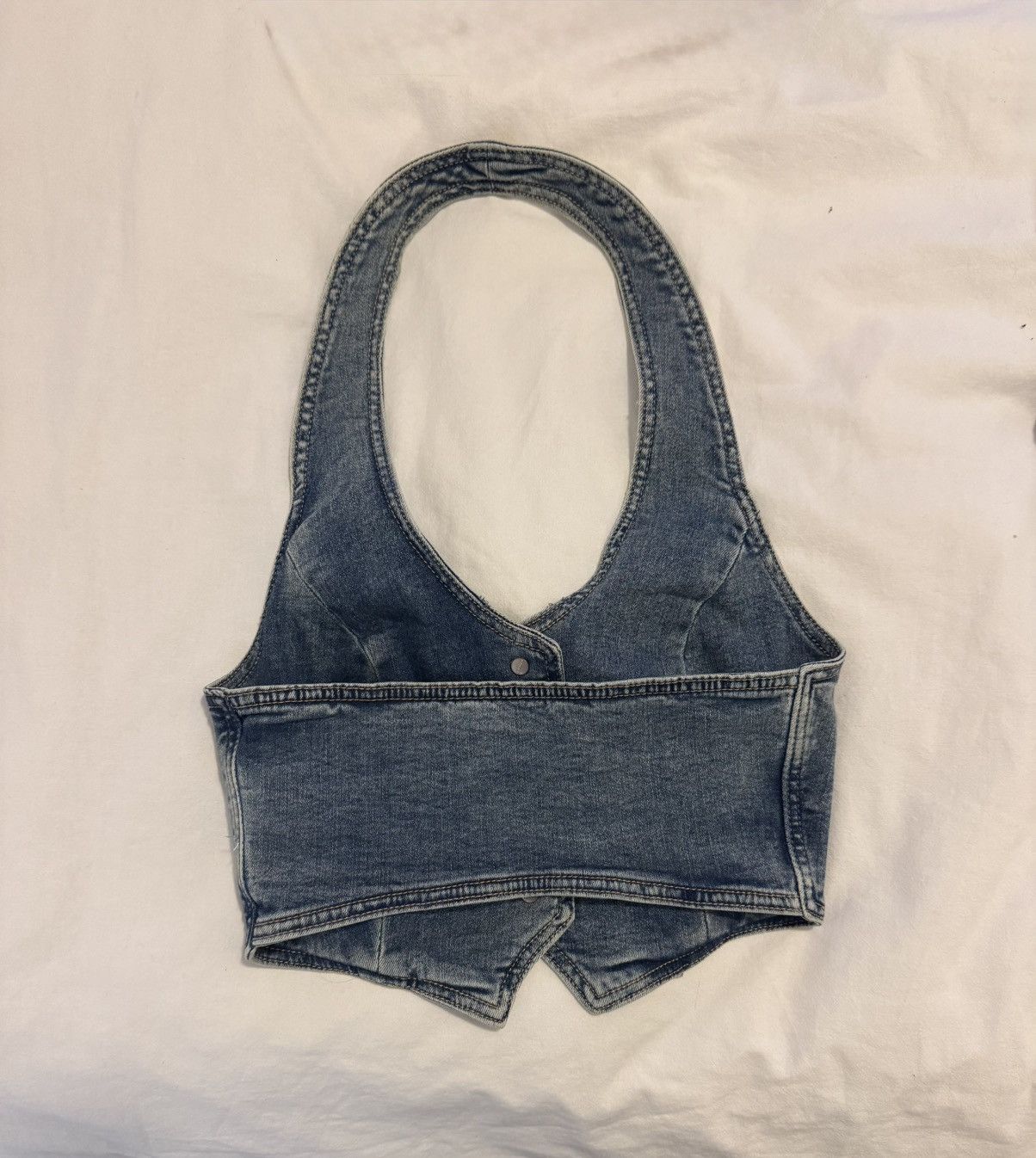 Garage Garage Denim Halter Top Size: XS Size XS / US 0-2 / IT 36-38 - 3 Thumbnail