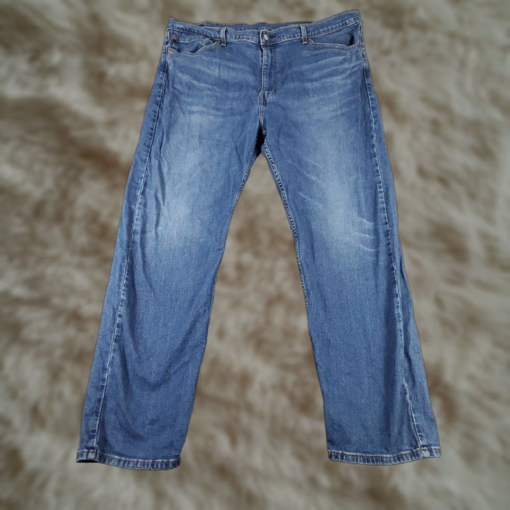 Levi's Levis Mens 505 Straight Leg Jeans 42x32 Extra Large XL Blue Casual Size US 42 / EU 58 - 1 Thumbnail