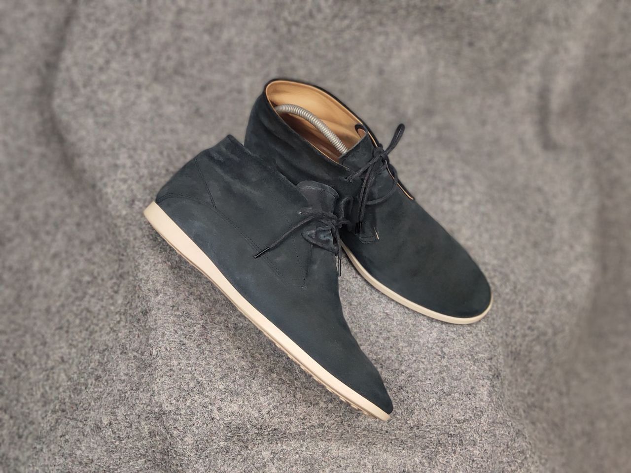 Tod's Tod's Design Suede Leather Blue Chukka Shoes Casual Boots Size US 9 / EU 42 - 2 Thumbnail