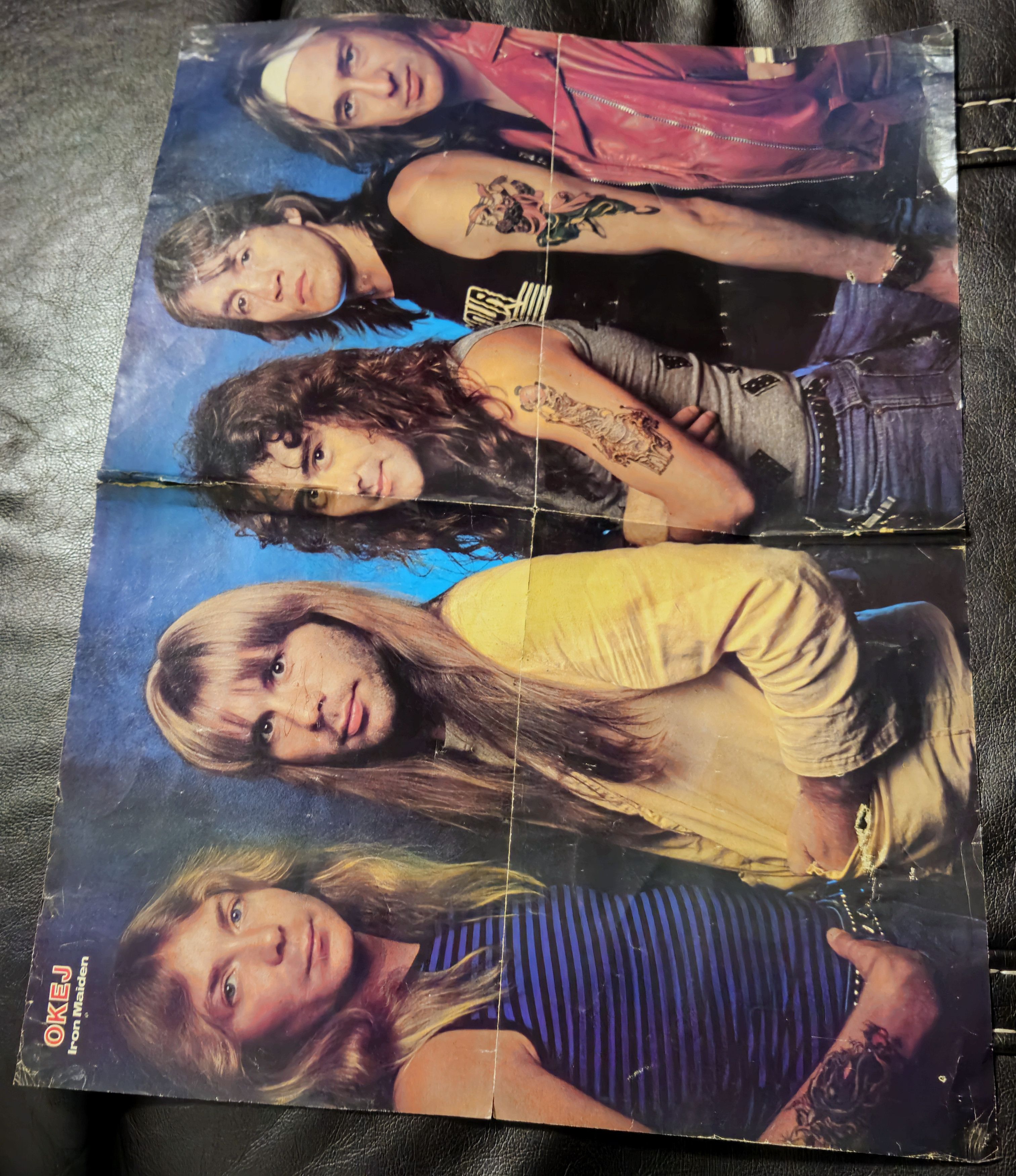Vintage Iron Maiden Poster 1984 Size ONE SIZE - 4 Thumbnail
