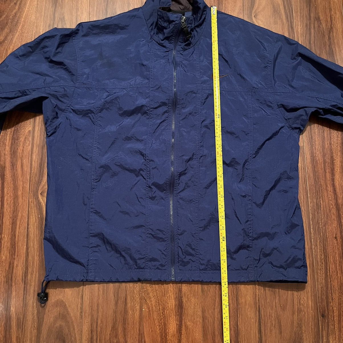 Nike × Vintage Vintage 90s Nike Windbreaker Windrunner Jacket Blue Medium Size US M / EU 48-50 / 2 - 4 Thumbnail
